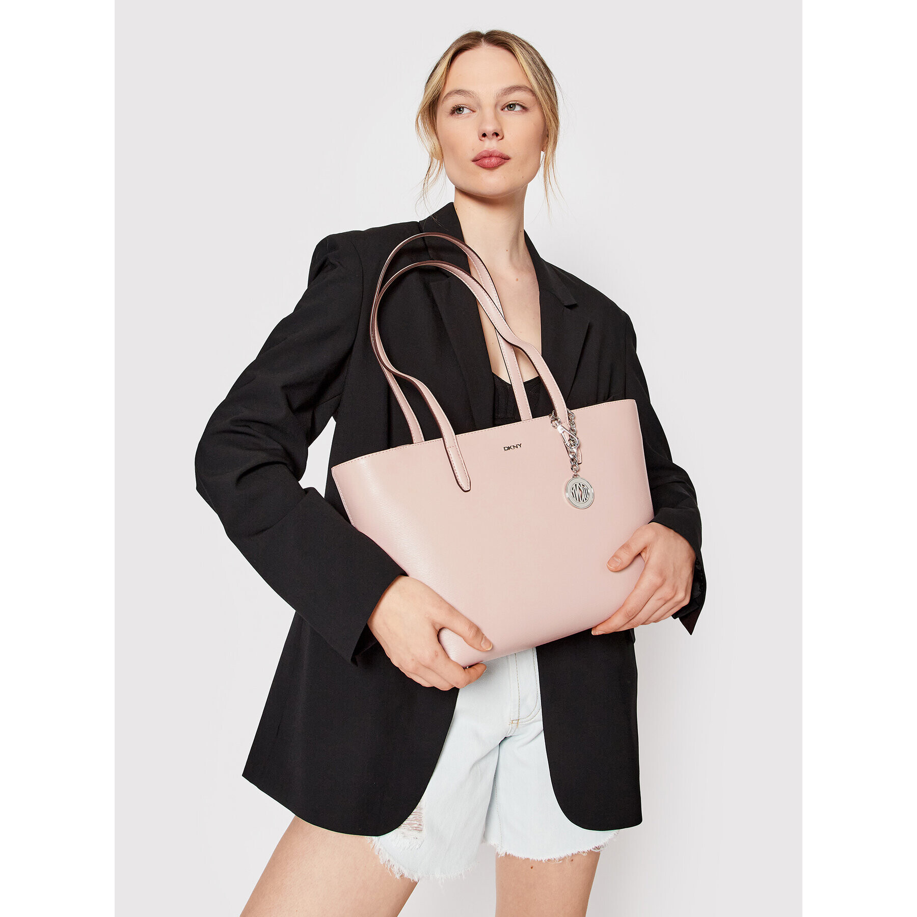 DKNY Дамска чанта Bryant Medium Tote R74A3014 Розов - Pepit.bg