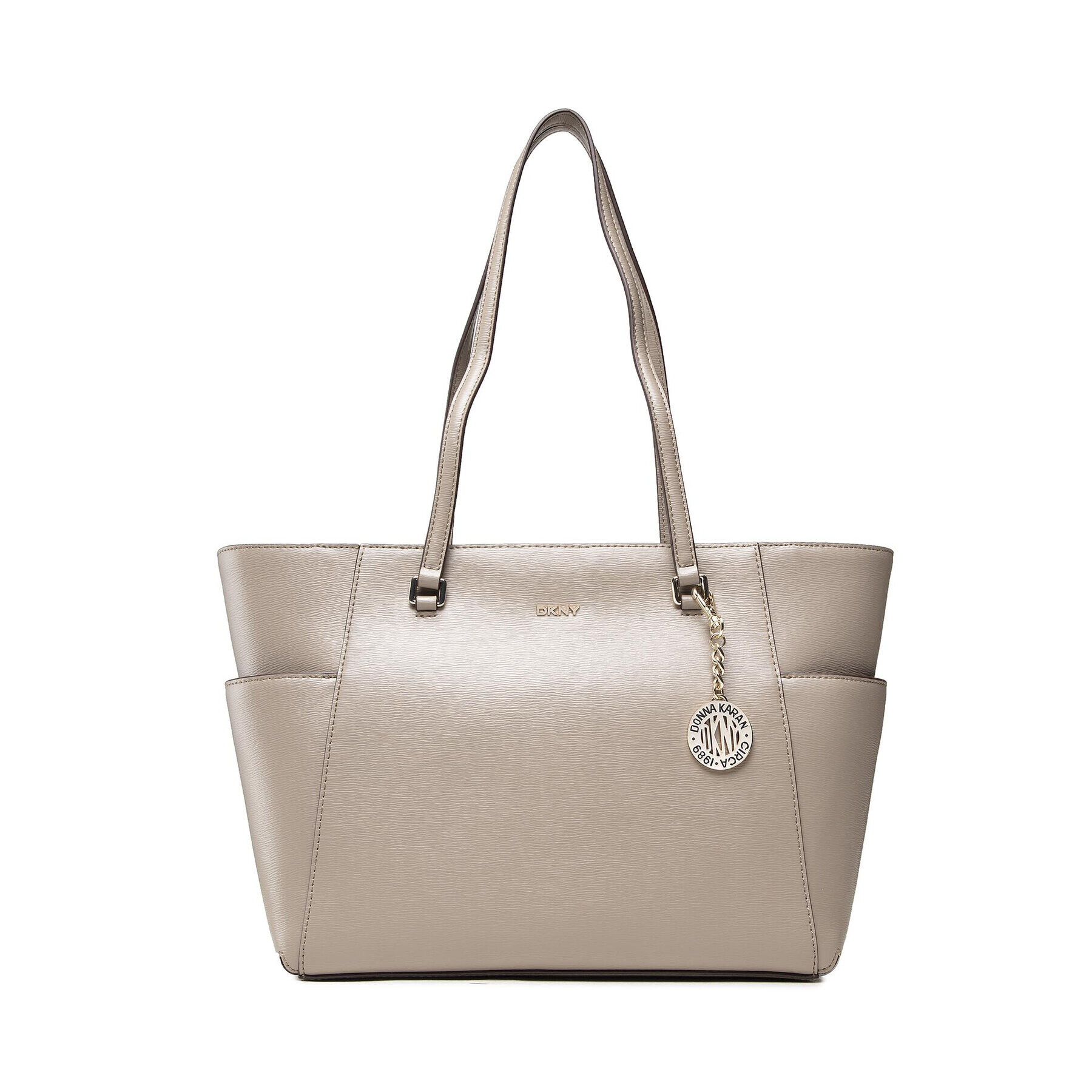 DKNY Дамска чанта Bryant Pocket Tote R12A3L67 Бежов - Pepit.bg