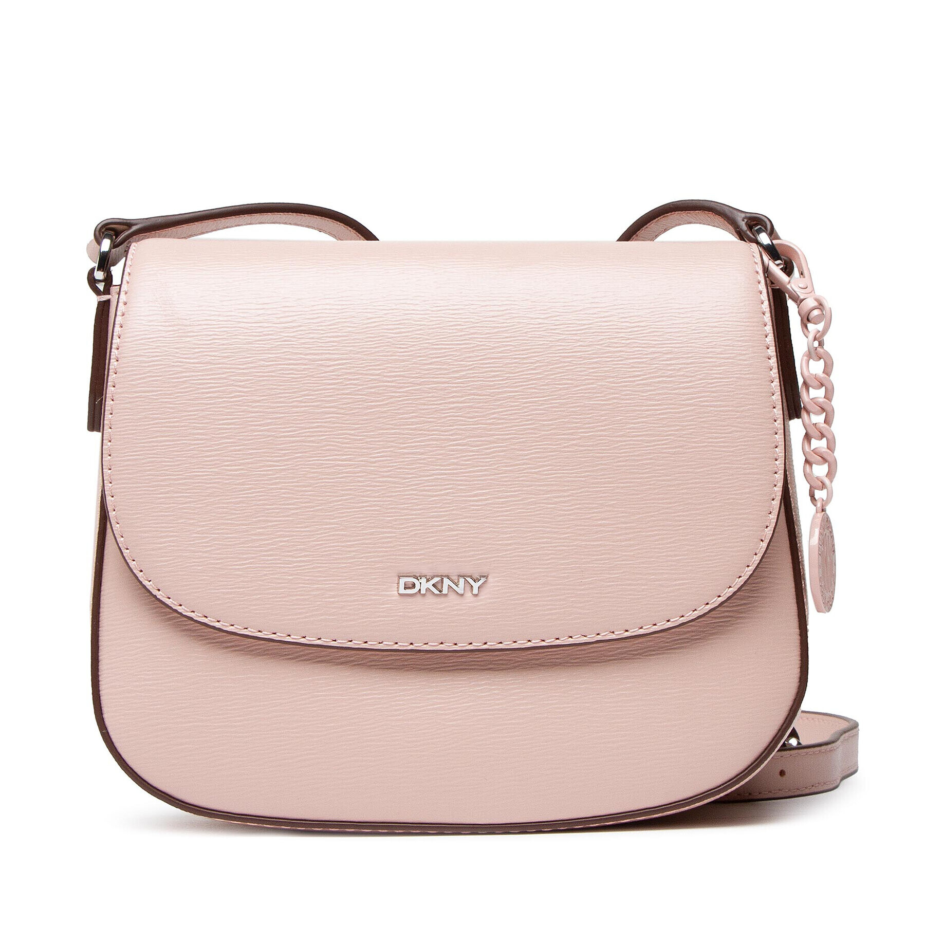 DKNY Дамска чанта Bryant Saddle Bag R21E3R75 Розов - Pepit.bg