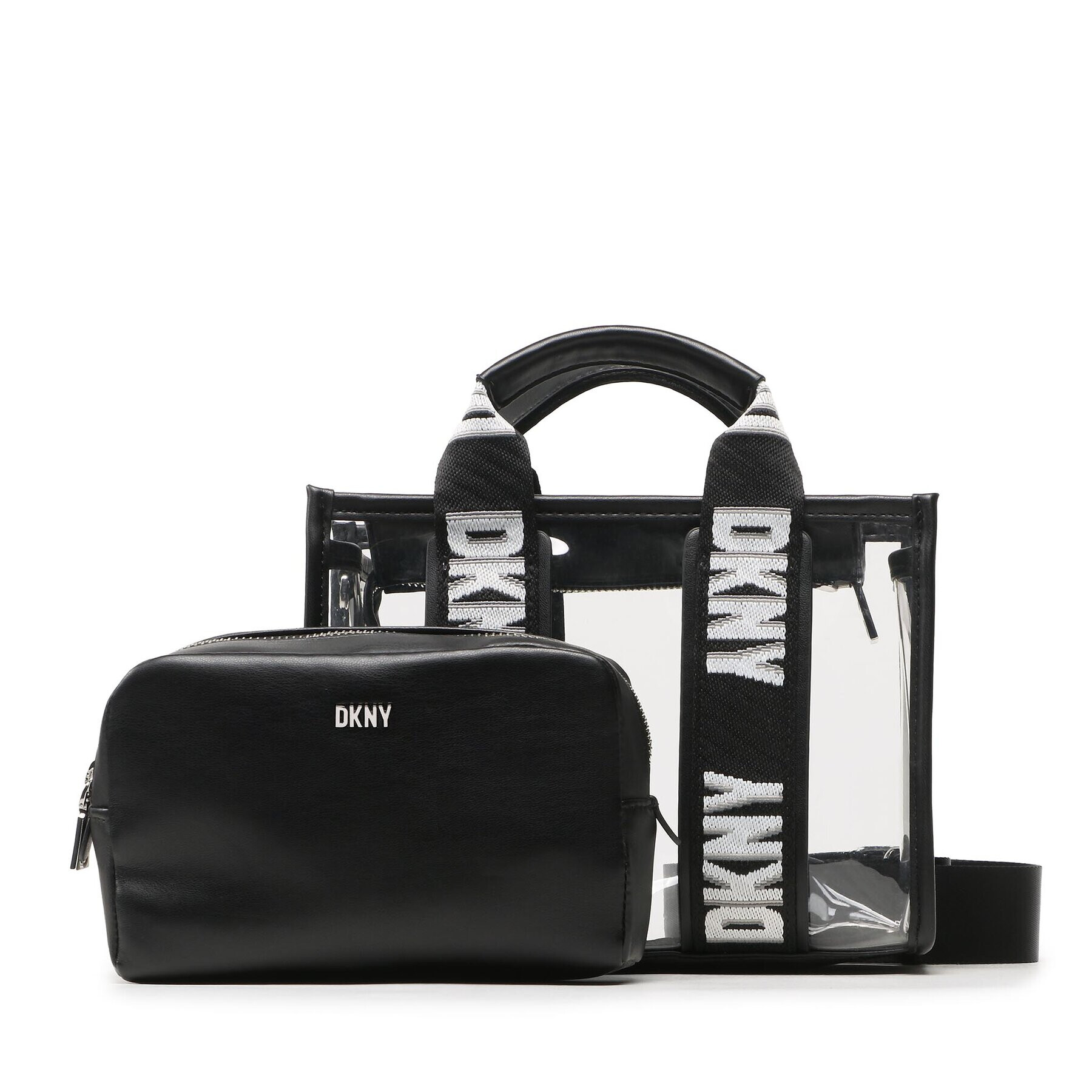 DKNY Дамска чанта Cassie Tote Cbody R31EZQ14 Прозрачен - Pepit.bg