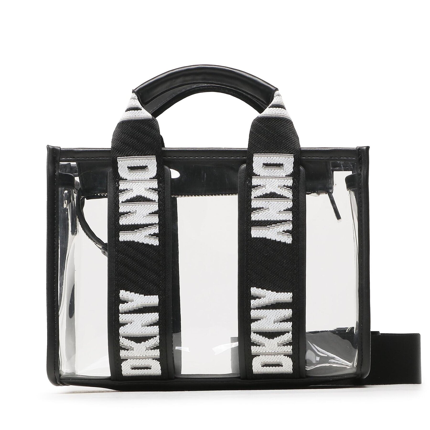 DKNY Дамска чанта Cassie Tote Cbody R31EZQ14 Прозрачен - Pepit.bg