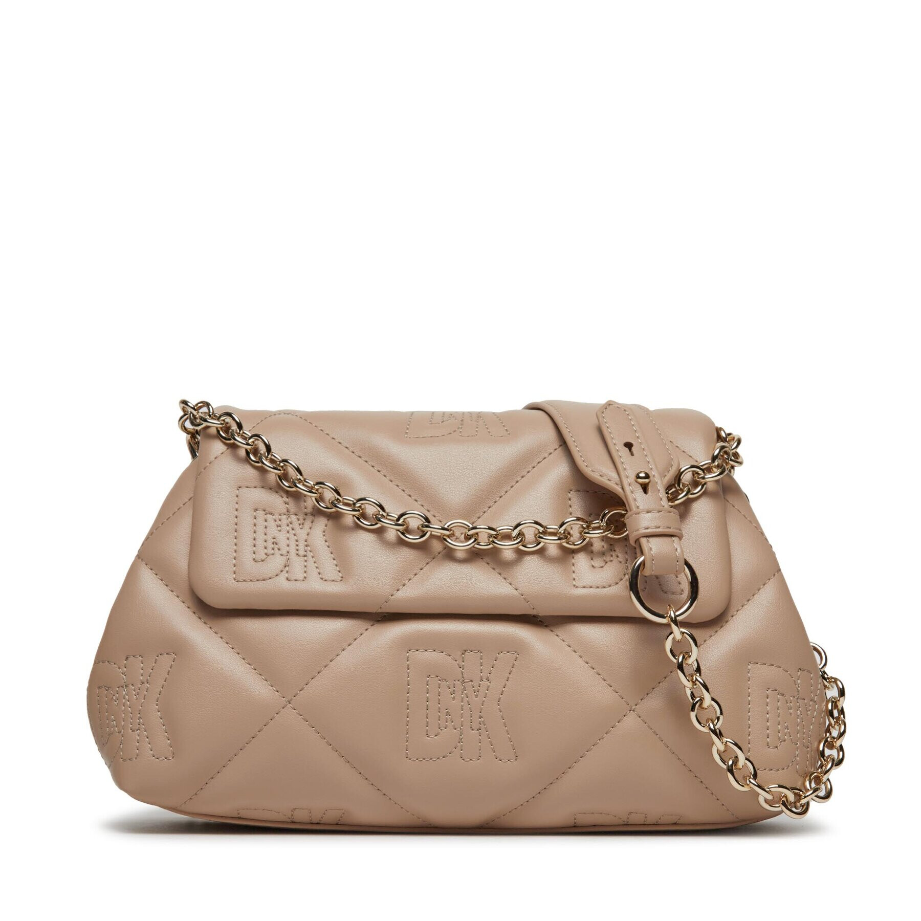 DKNY Дамска чанта Crosstown Md Flap Cb R33EKY50 Бежов - Pepit.bg