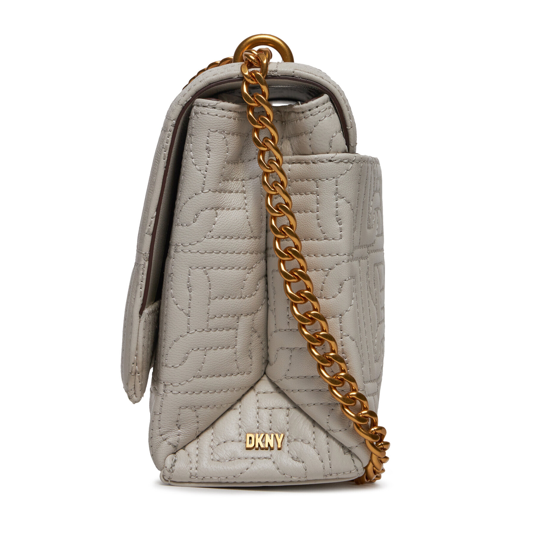DKNY Дамска чанта Delanie R343BB13 Екрю - Pepit.bg