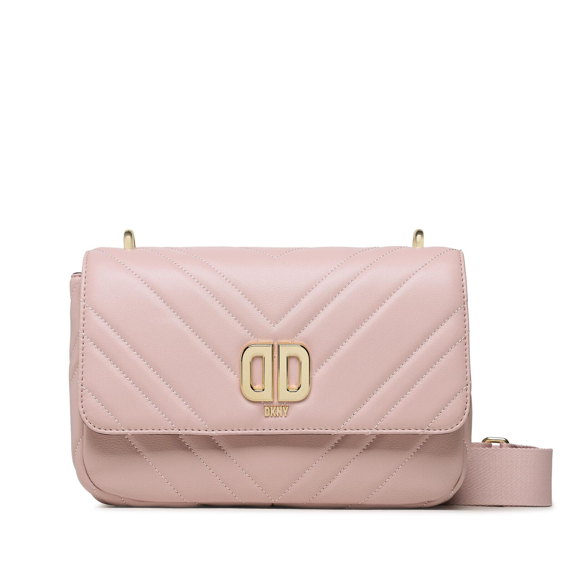 DKNY Дамска чанта Delphine Shoulder Ba R23EBK75 Розов - Pepit.bg