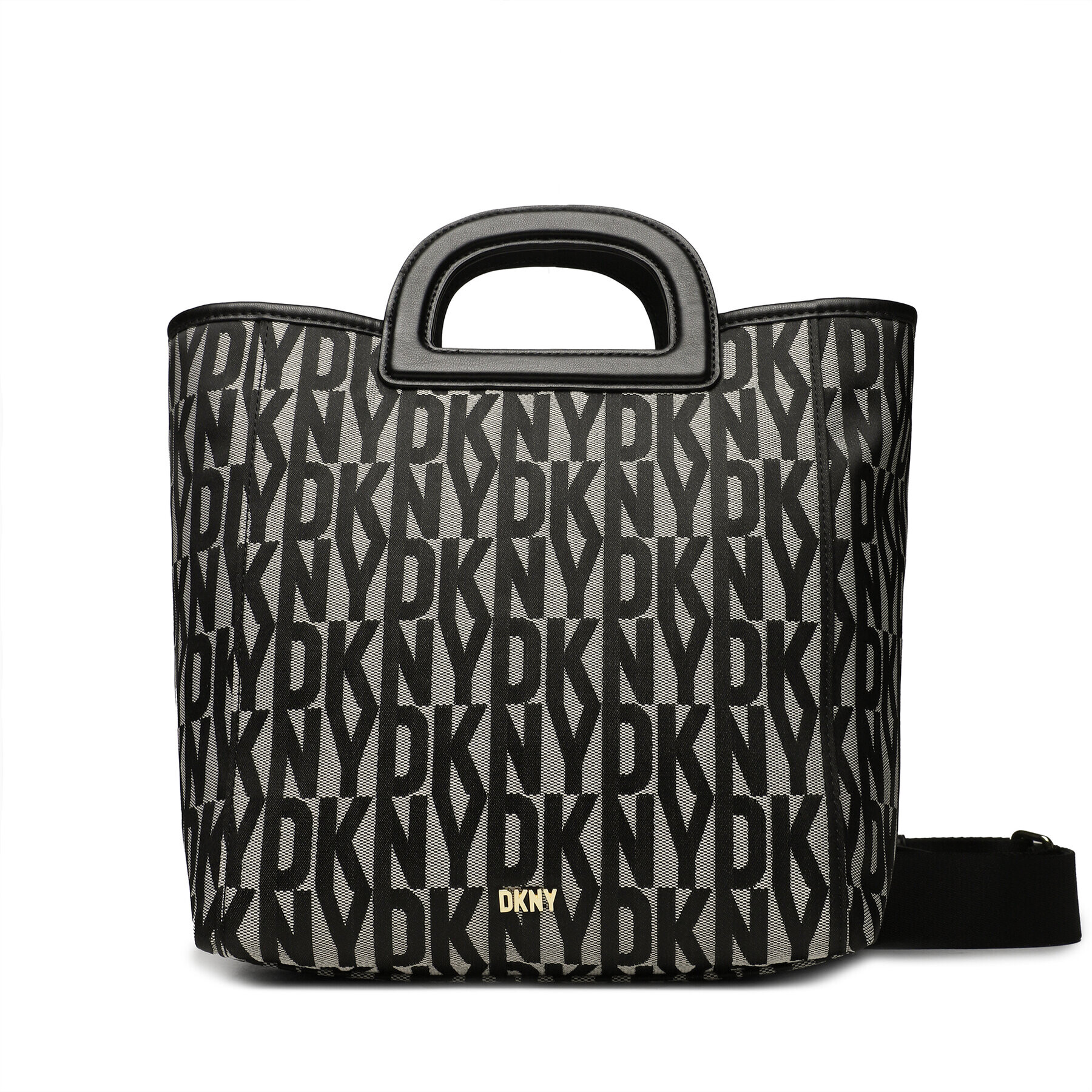 DKNY Дамска чанта Drew Th Shopper R31DDW94 Черен - Pepit.bg