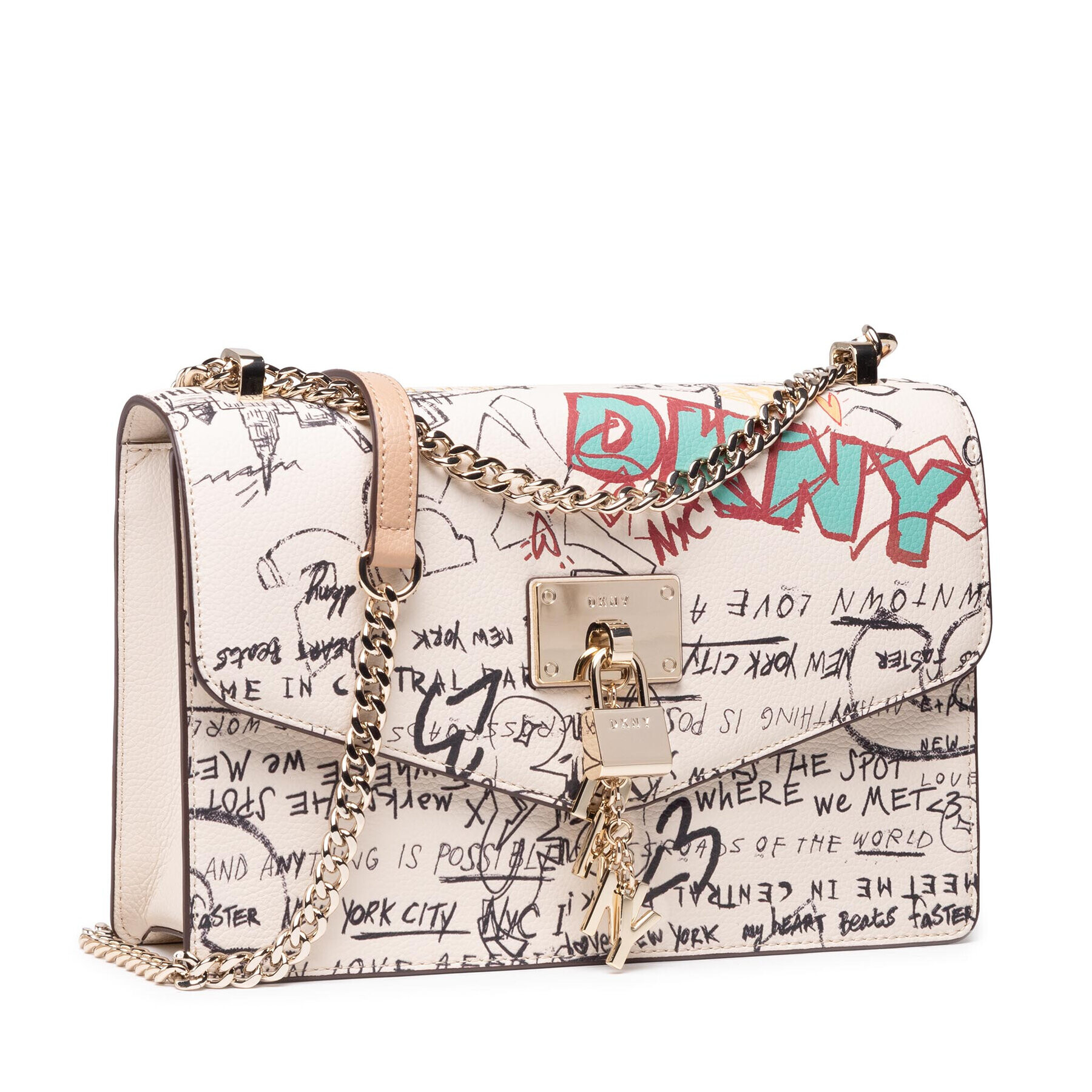 DKNY Дамска чанта Elissa R813H281 Бежов - Pepit.bg