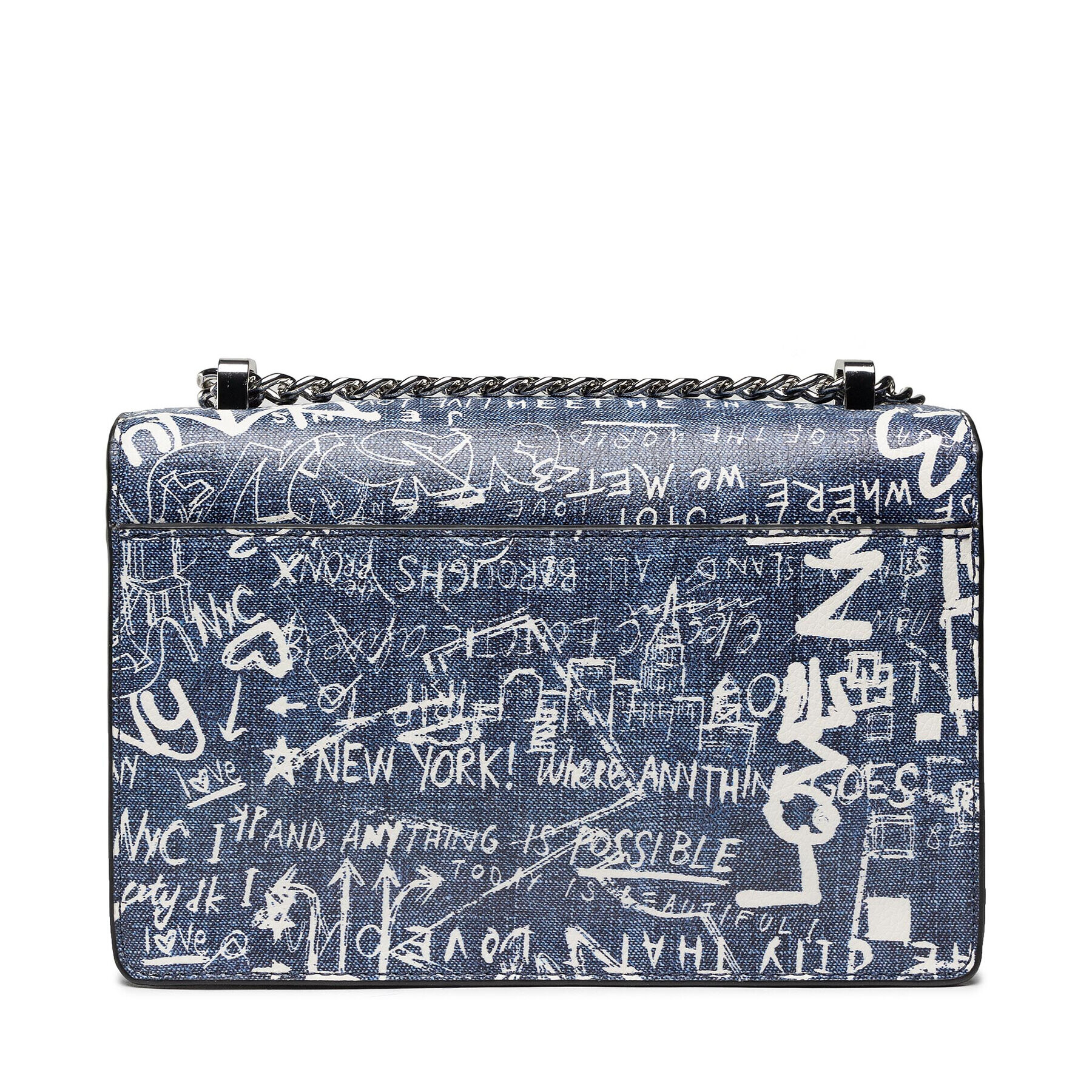 DKNY Дамска чанта Elissa Sm Shoulder B R223IC81 Син - Pepit.bg
