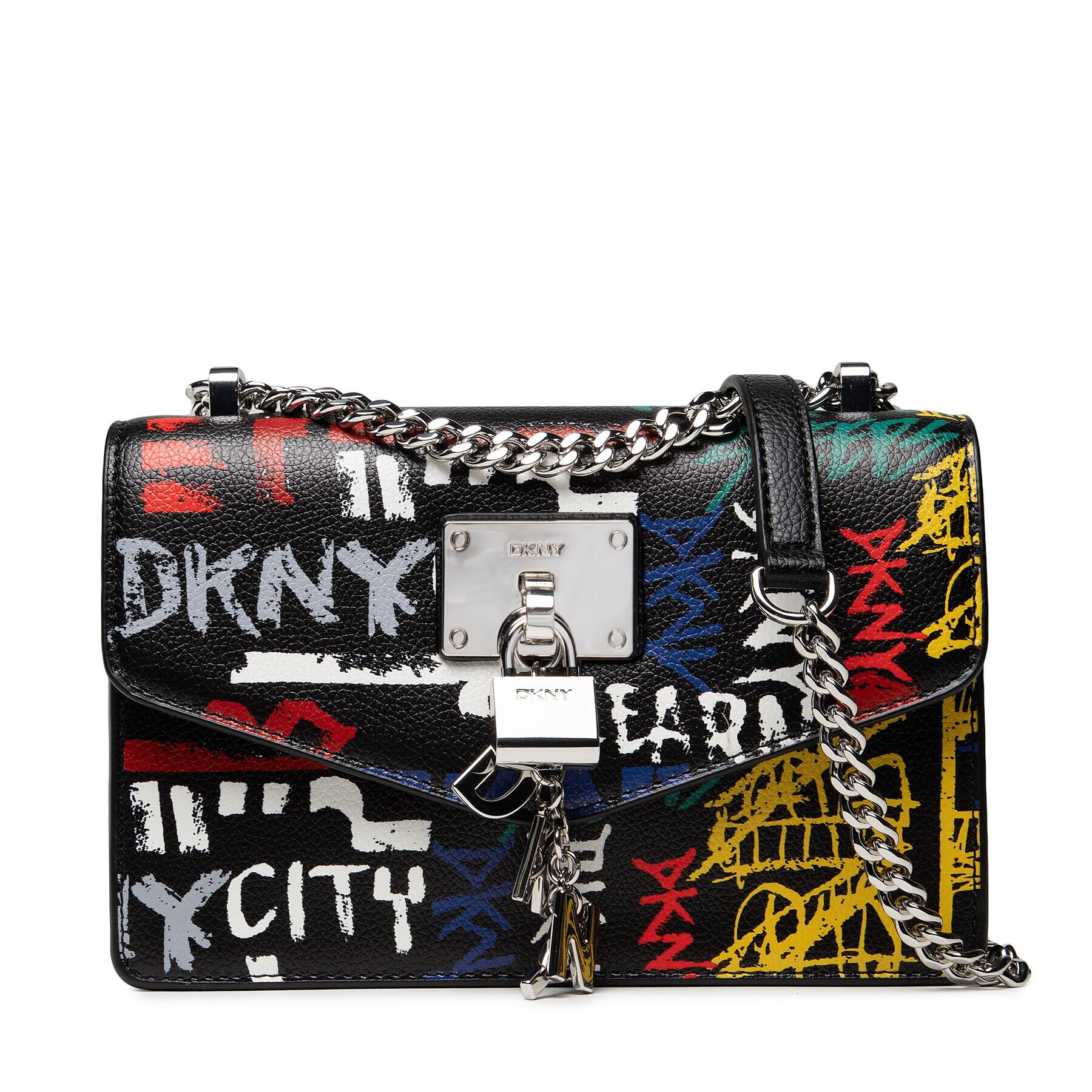 DKNY Дамска чанта Elissa Sm Shoulder R143QC81 Черен - Pepit.bg
