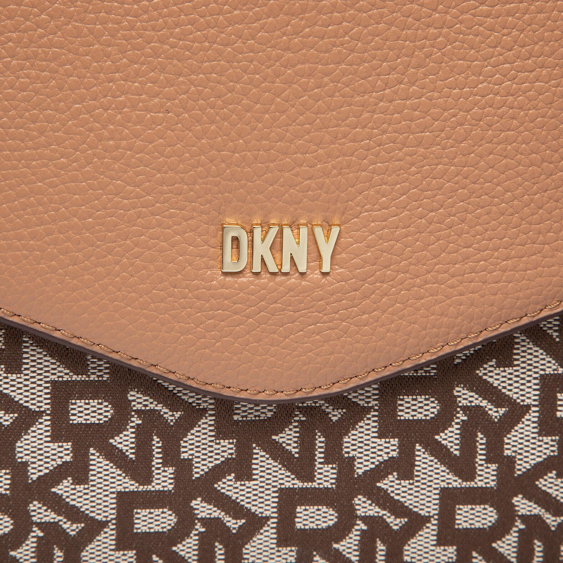 DKNY Дамска чанта Frankie Shoulder Bag R223FS55 Кафяв - Pepit.bg