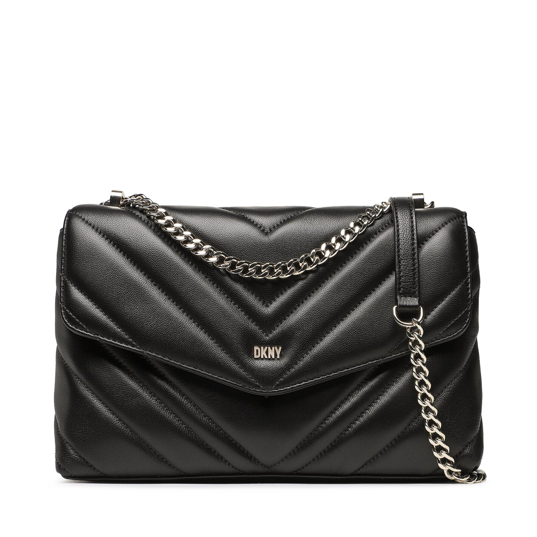 DKNY Дамска чанта Madison Lg Shoulder R243BV20 Черен - Pepit.bg