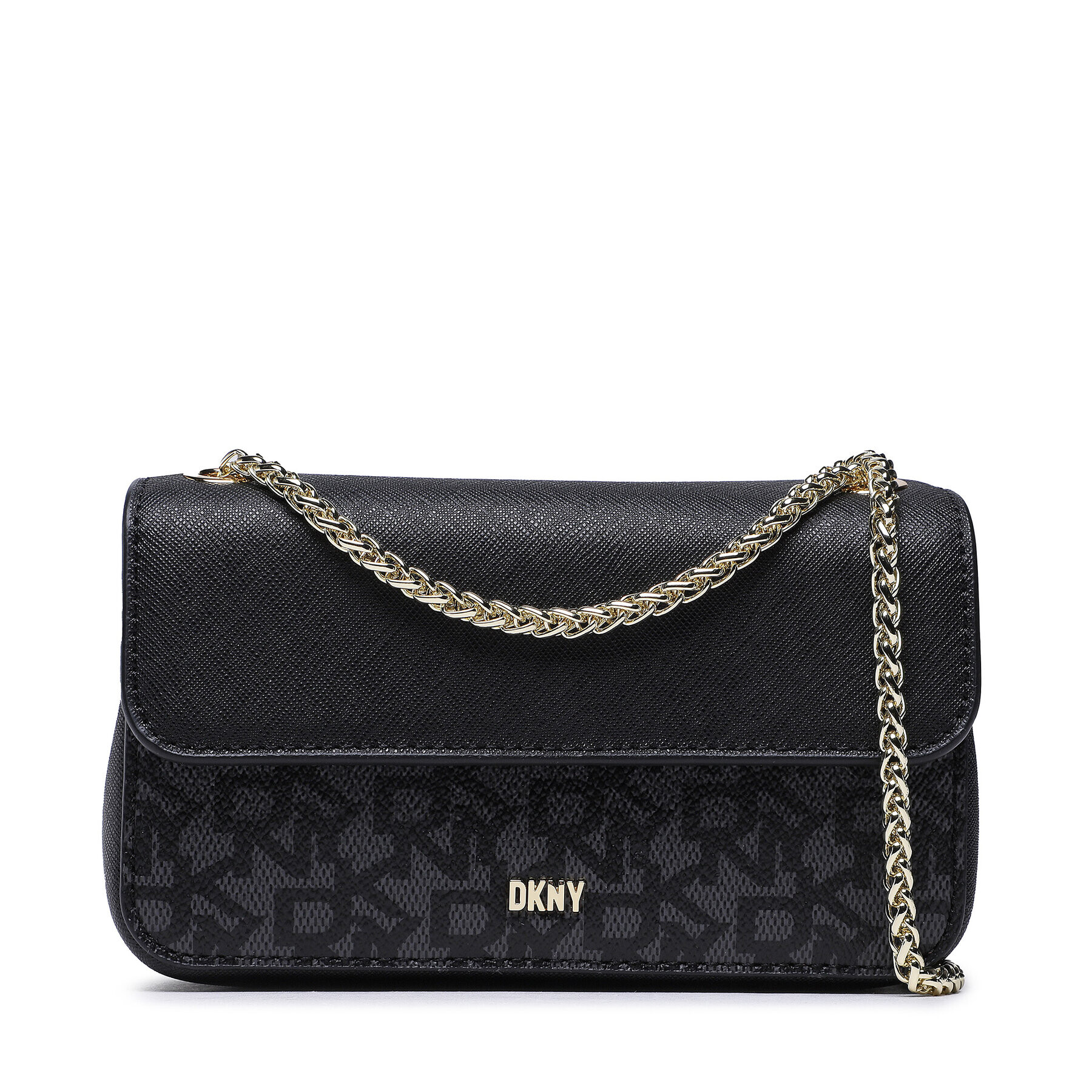 DKNY Дамска чанта Minnie Shoulder Bag R233JT72 Черен - Pepit.bg