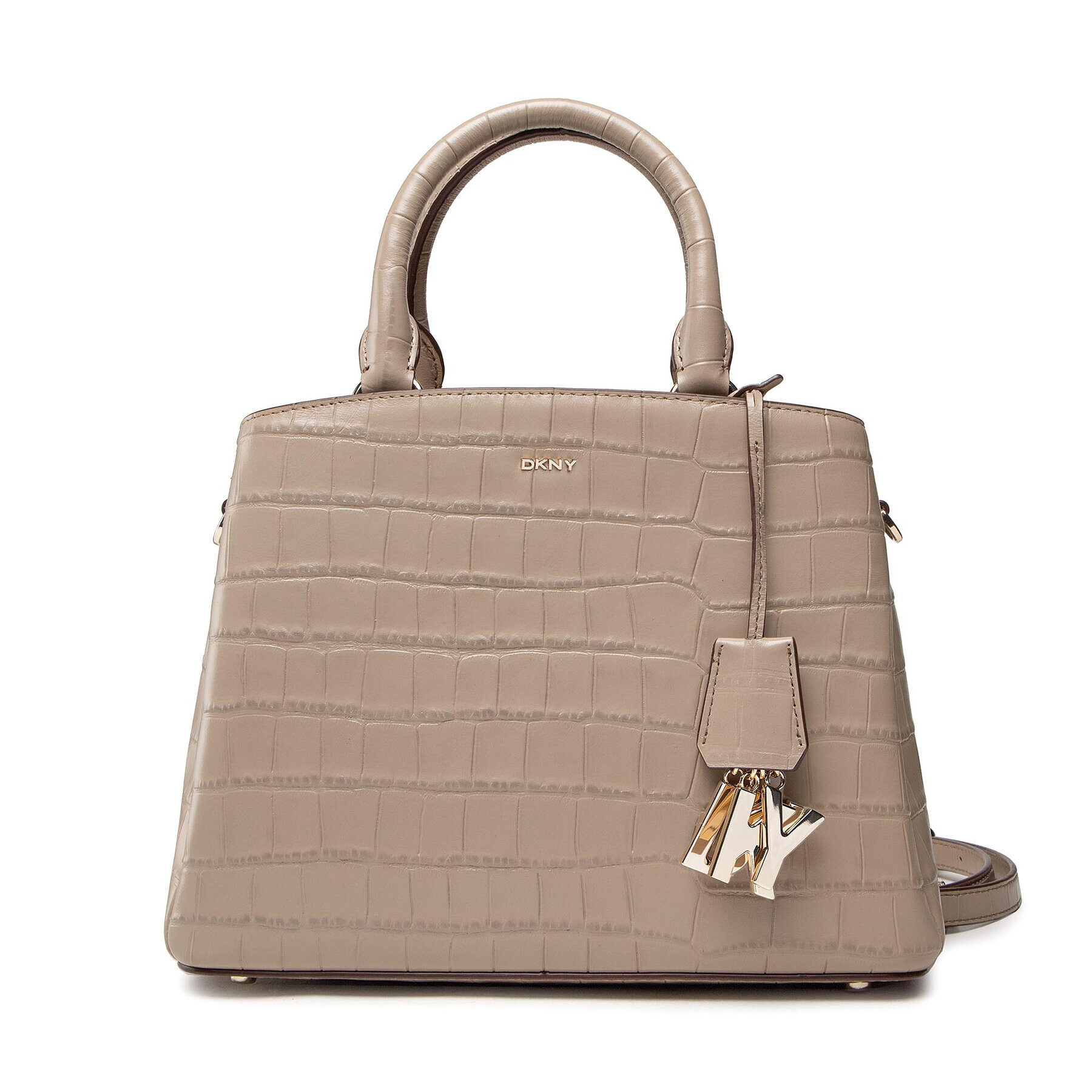 DKNY Дамска чанта Paige Md Satchel R13DP327 Бежов - Pepit.bg