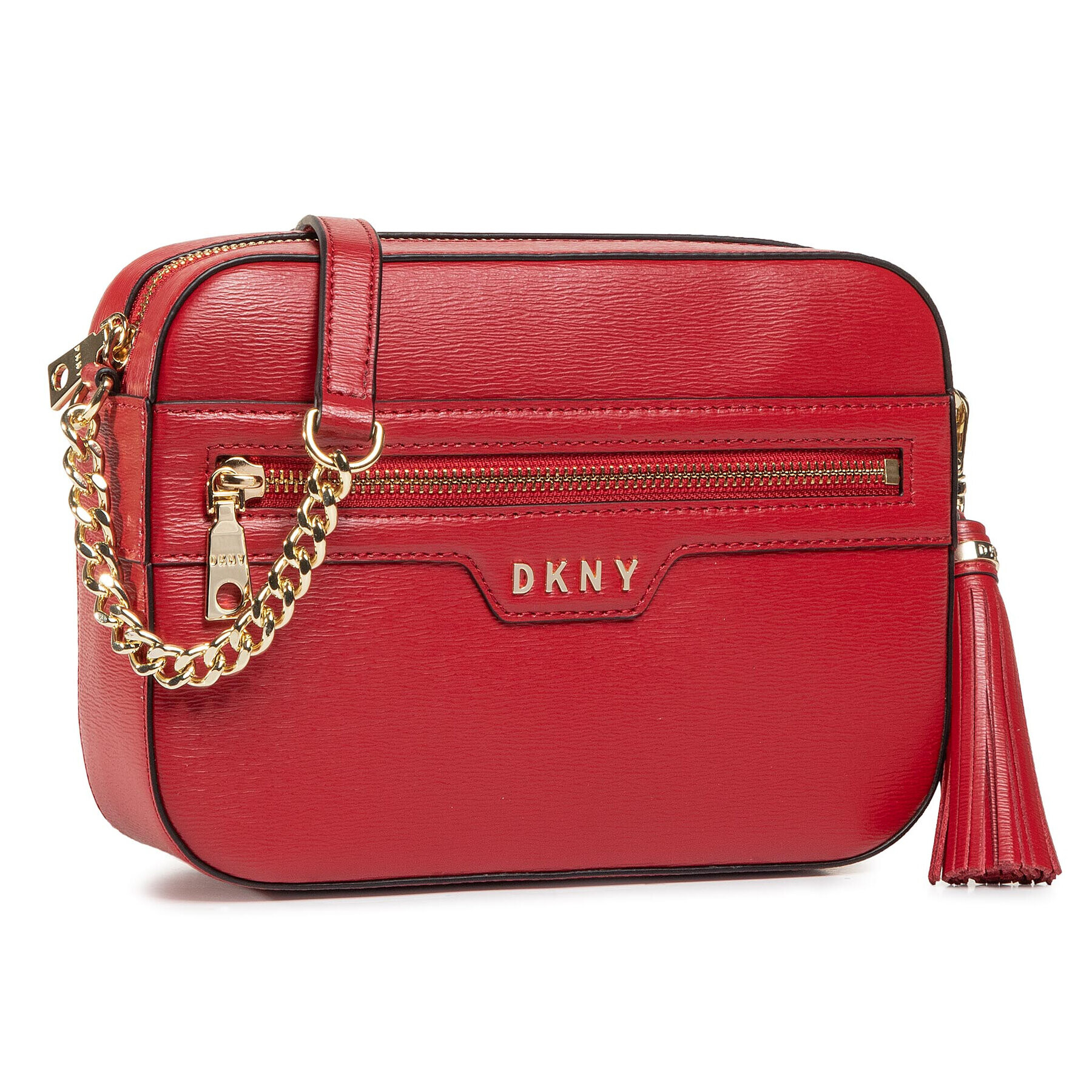 DKNY Дамска чанта Polly Camera Bag R03E3K19 Червен - Pepit.bg