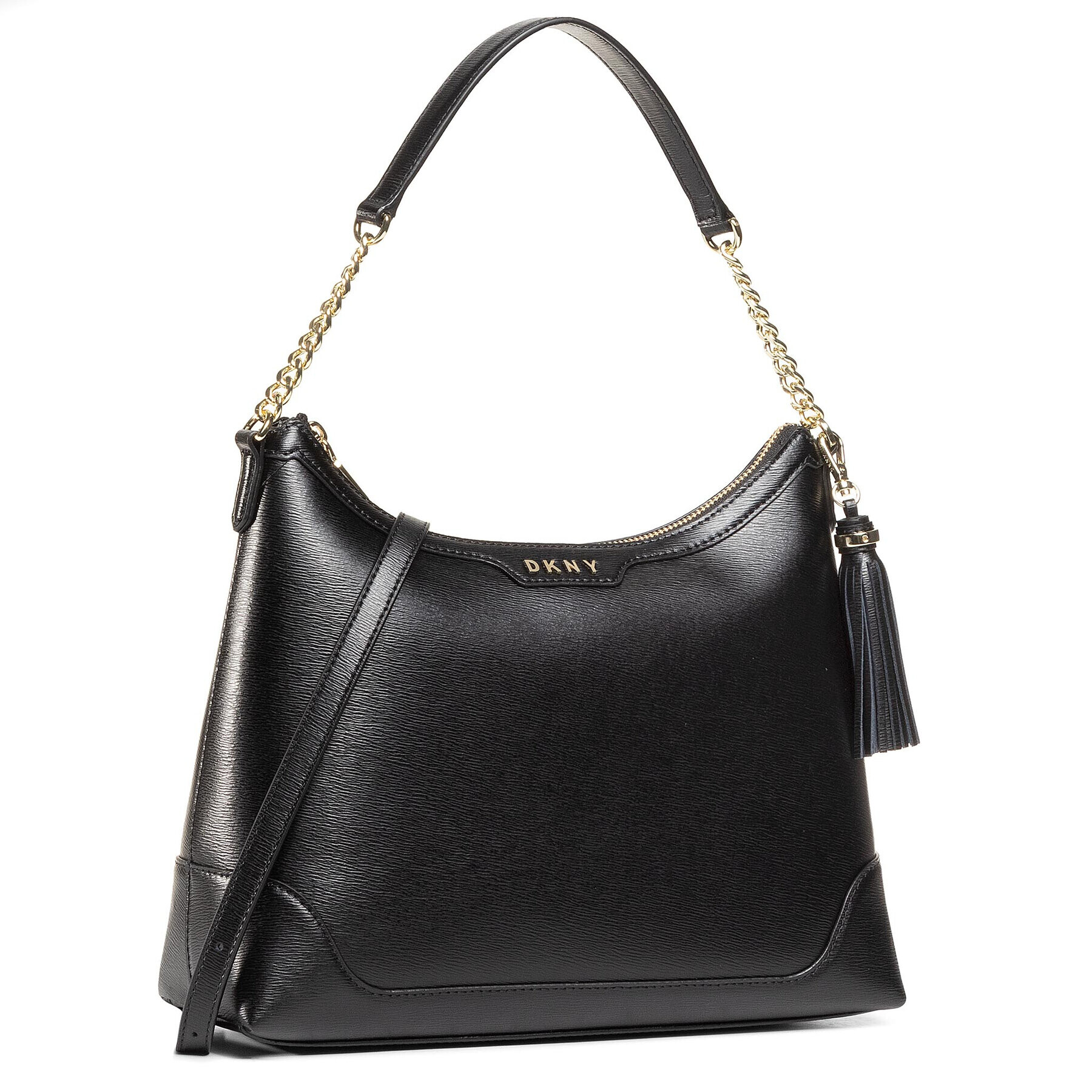 DKNY Дамска чанта Polly Hobo R03C3K20 Черен - Pepit.bg