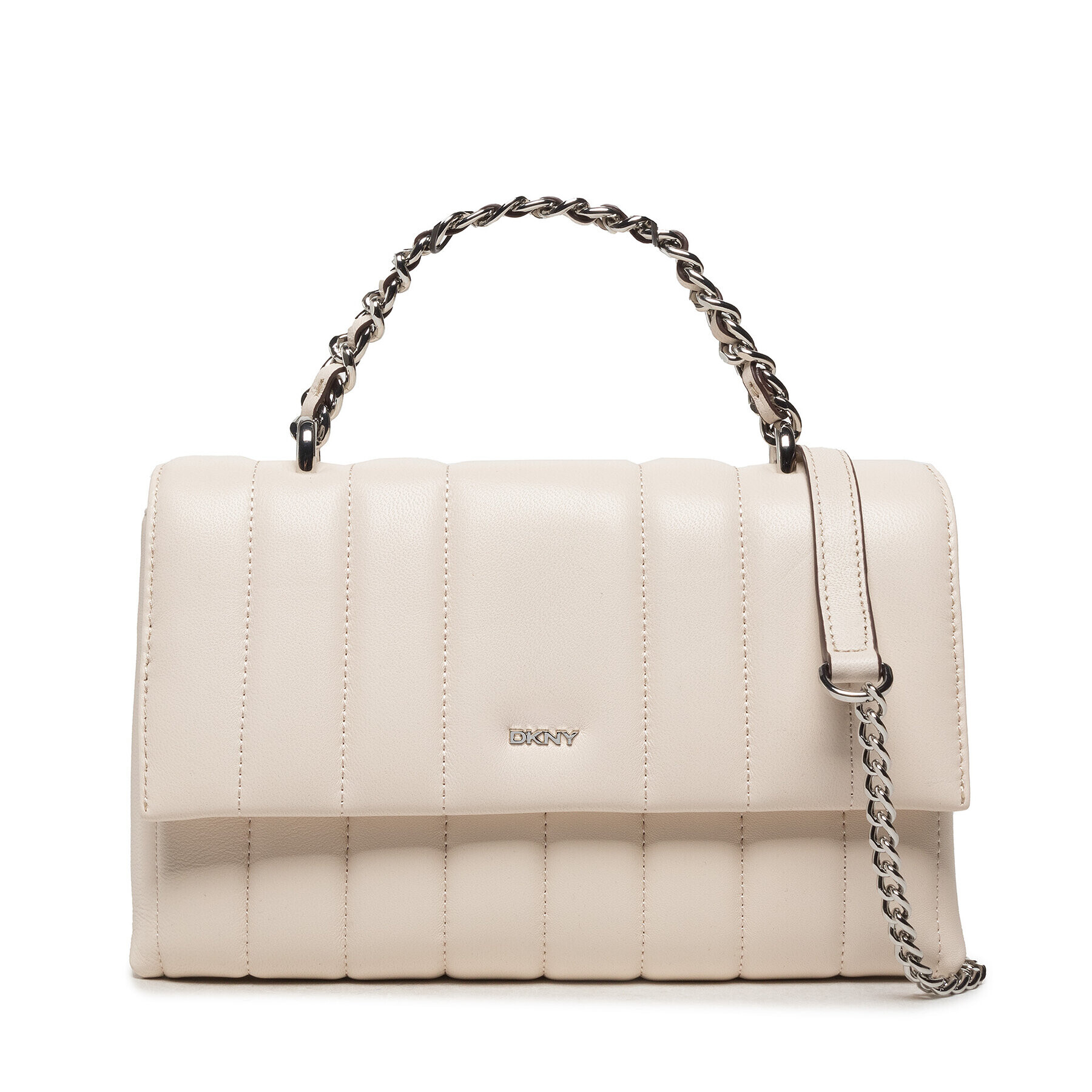 DKNY Дамска чанта Seva Md Shoudler Bag R21DBR07 Бежов - Pepit.bg