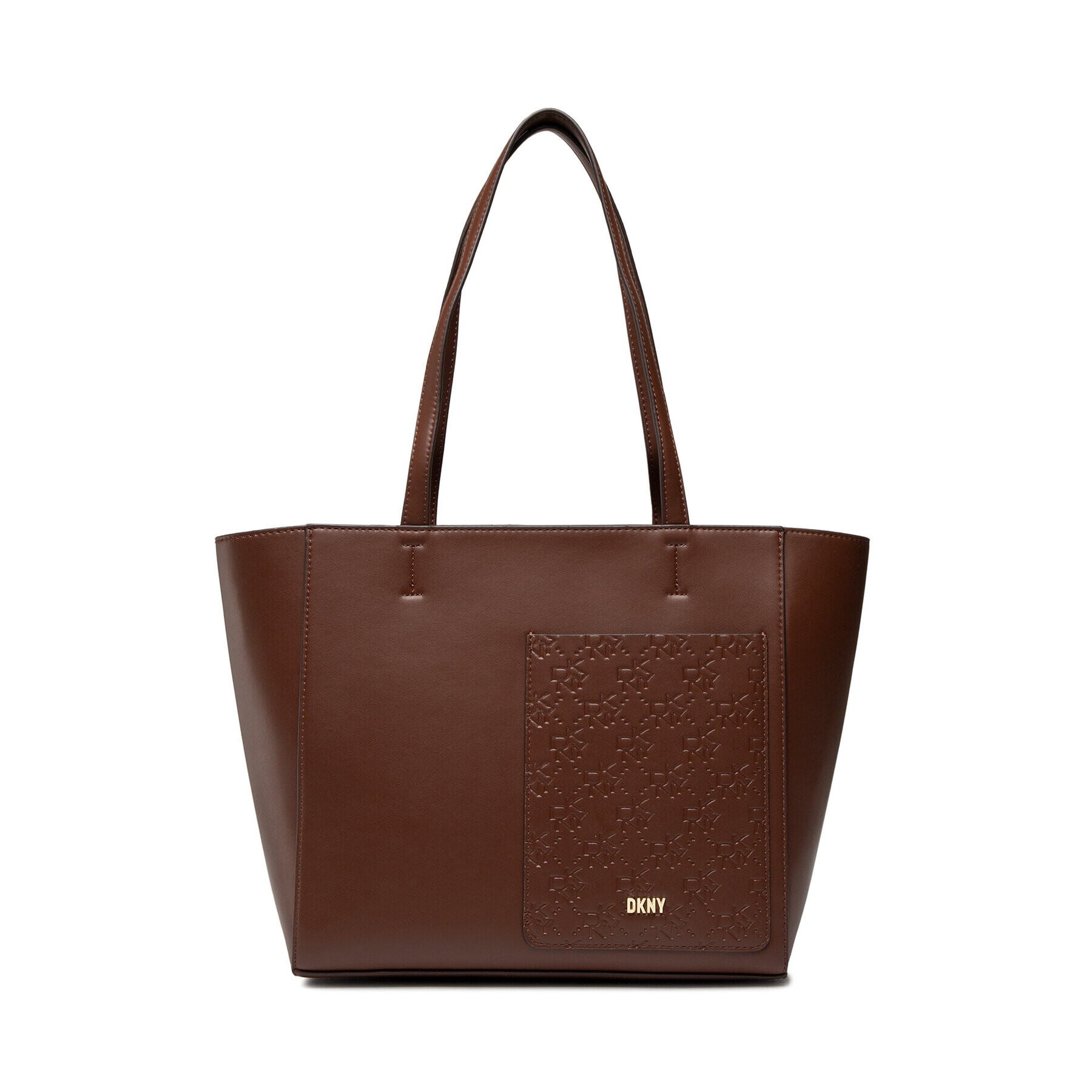 DKNY Дамска чанта Vida Tote R22AKT05 Кафяв - Pepit.bg