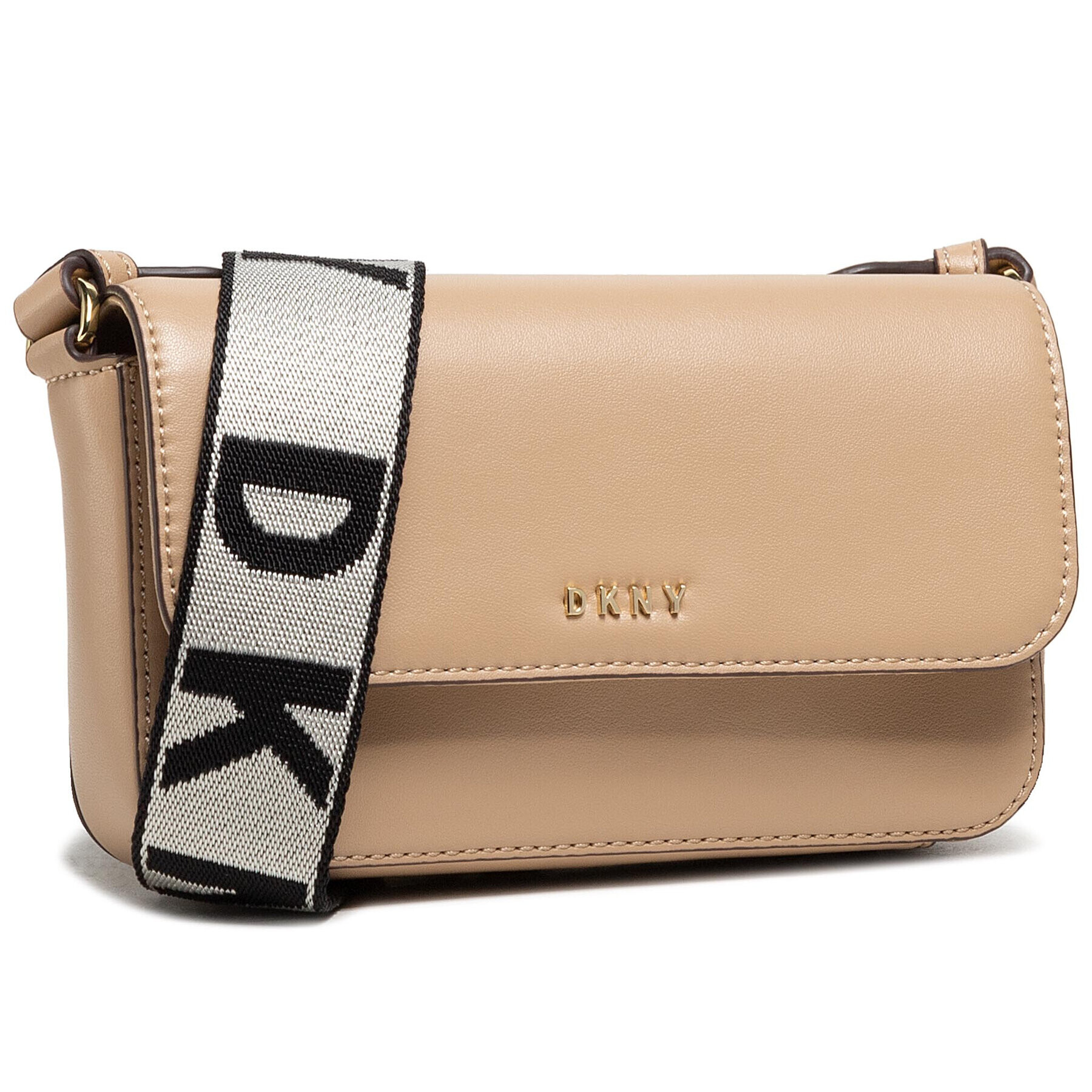 DKNY Дамска чанта Winonna Flap Crossbo R11EKM30 Бежов - Pepit.bg