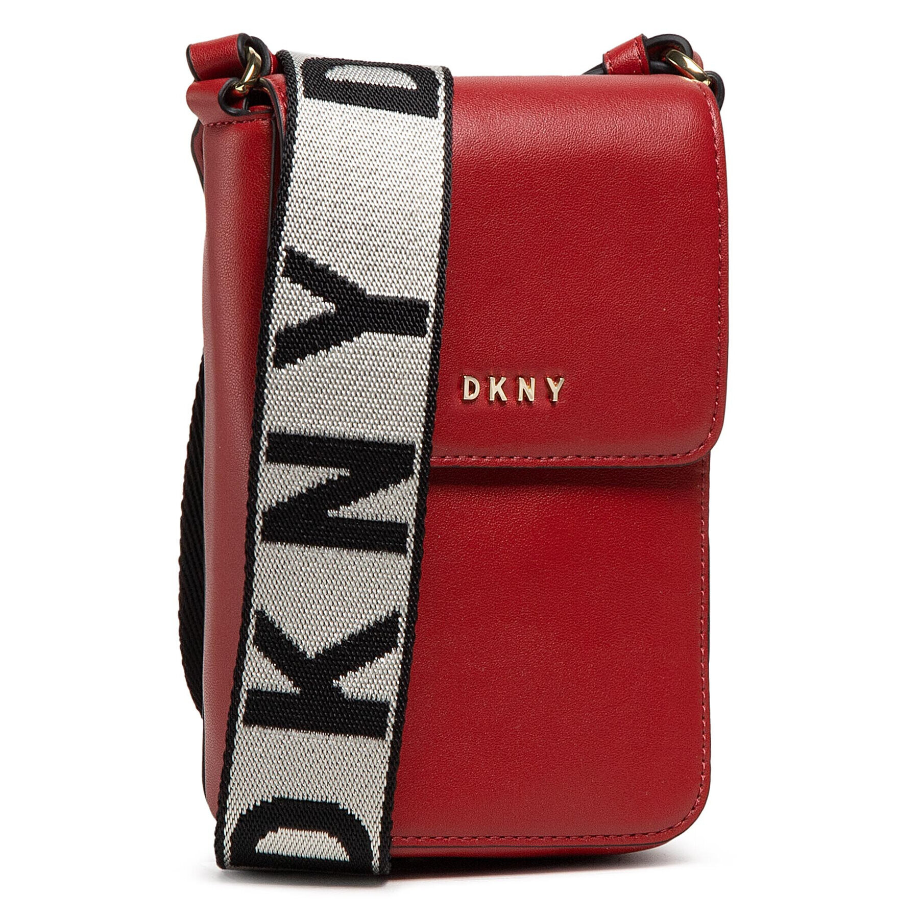 DKNY Дамска чанта Winonna Flap Phone C R11EKM09 Червен - Pepit.bg