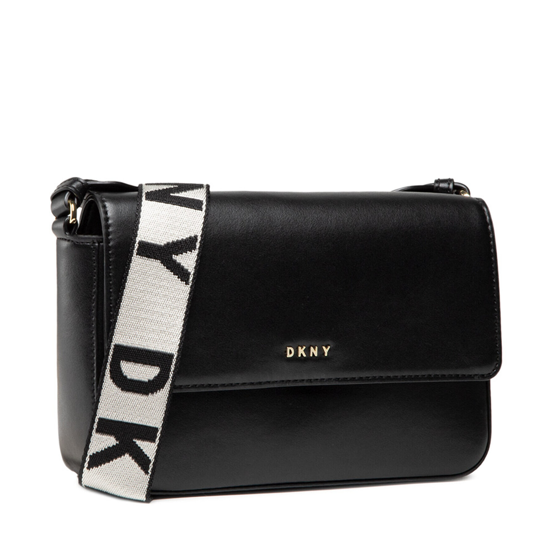 DKNY Дамска чанта Winonna Md Flap Cbod R12EKM63 Черен - Pepit.bg