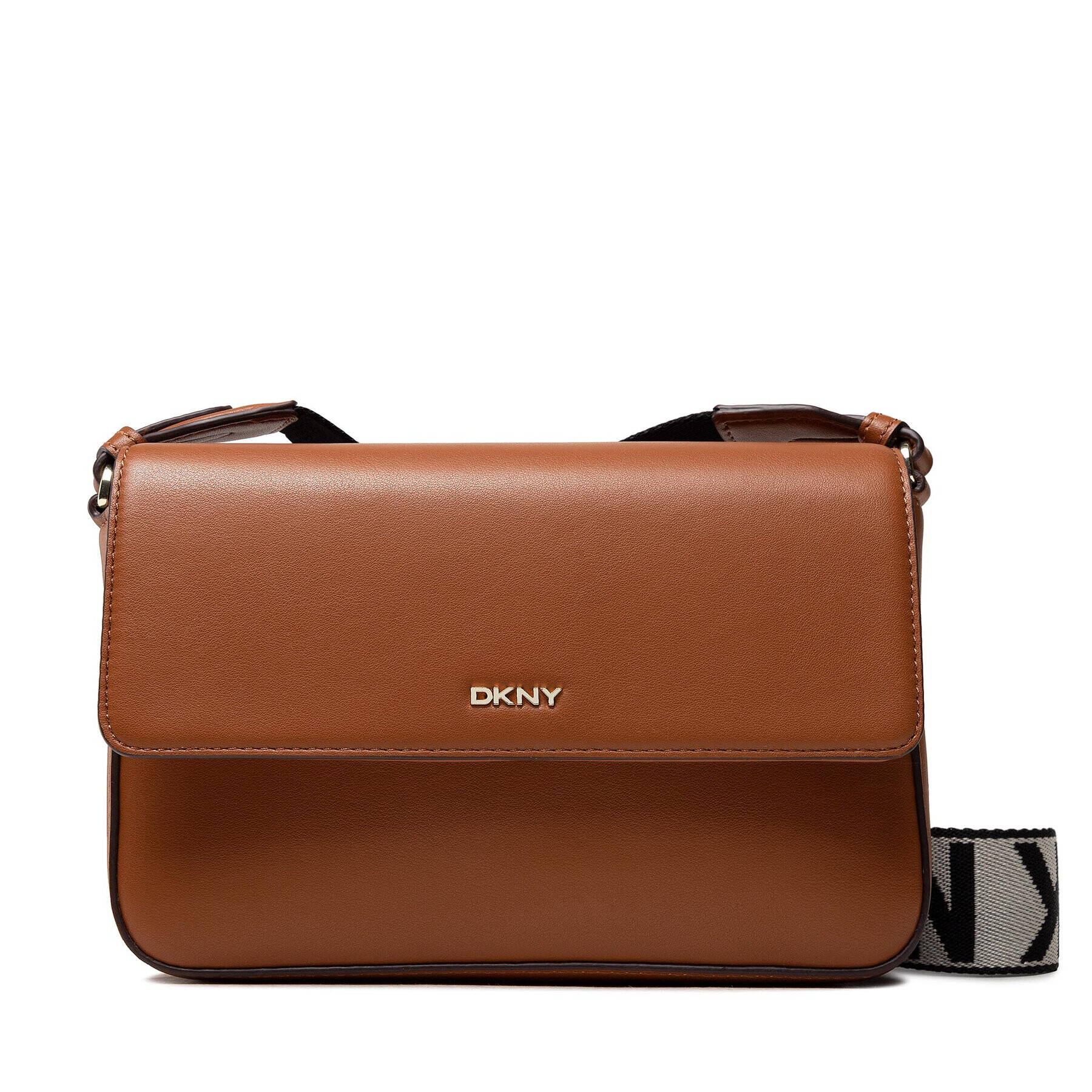 DKNY Дамска чанта Winonna Md Flap Cbod R12EKM63 Кафяв - Pepit.bg