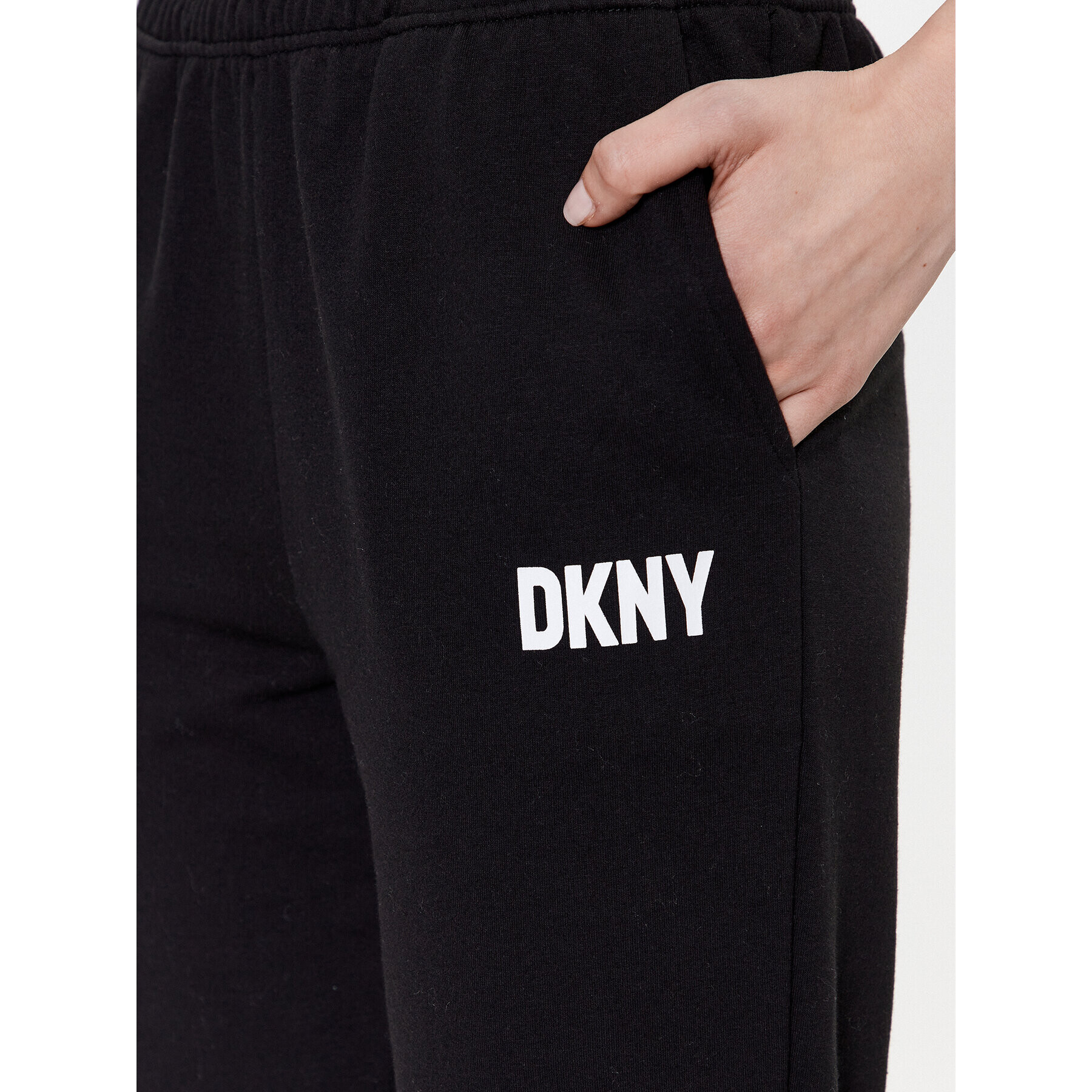 DKNY Долнище на пижама YI2822629 Черен Regular Fit - Pepit.bg