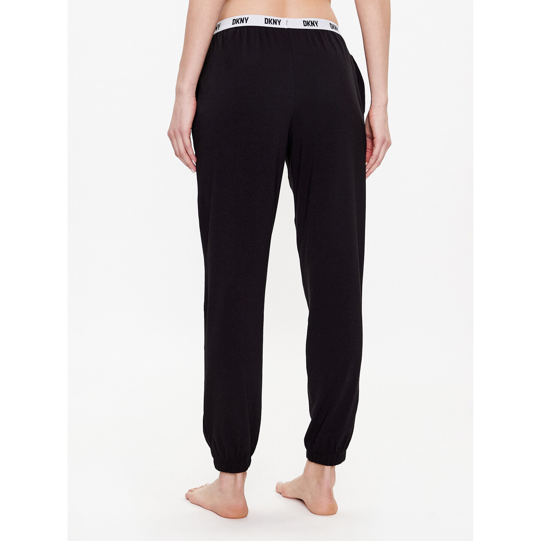 DKNY Долнище на пижама YI2822635 Черен Regular Fit - Pepit.bg
