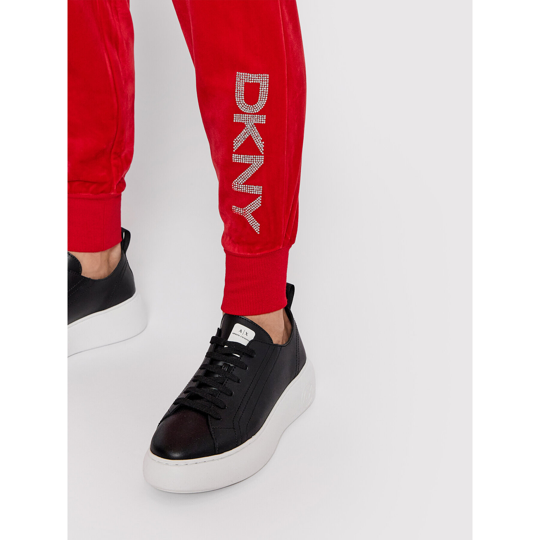 DKNY Долнище анцуг P1MRQJ56 Червен Regular Fit - Pepit.bg