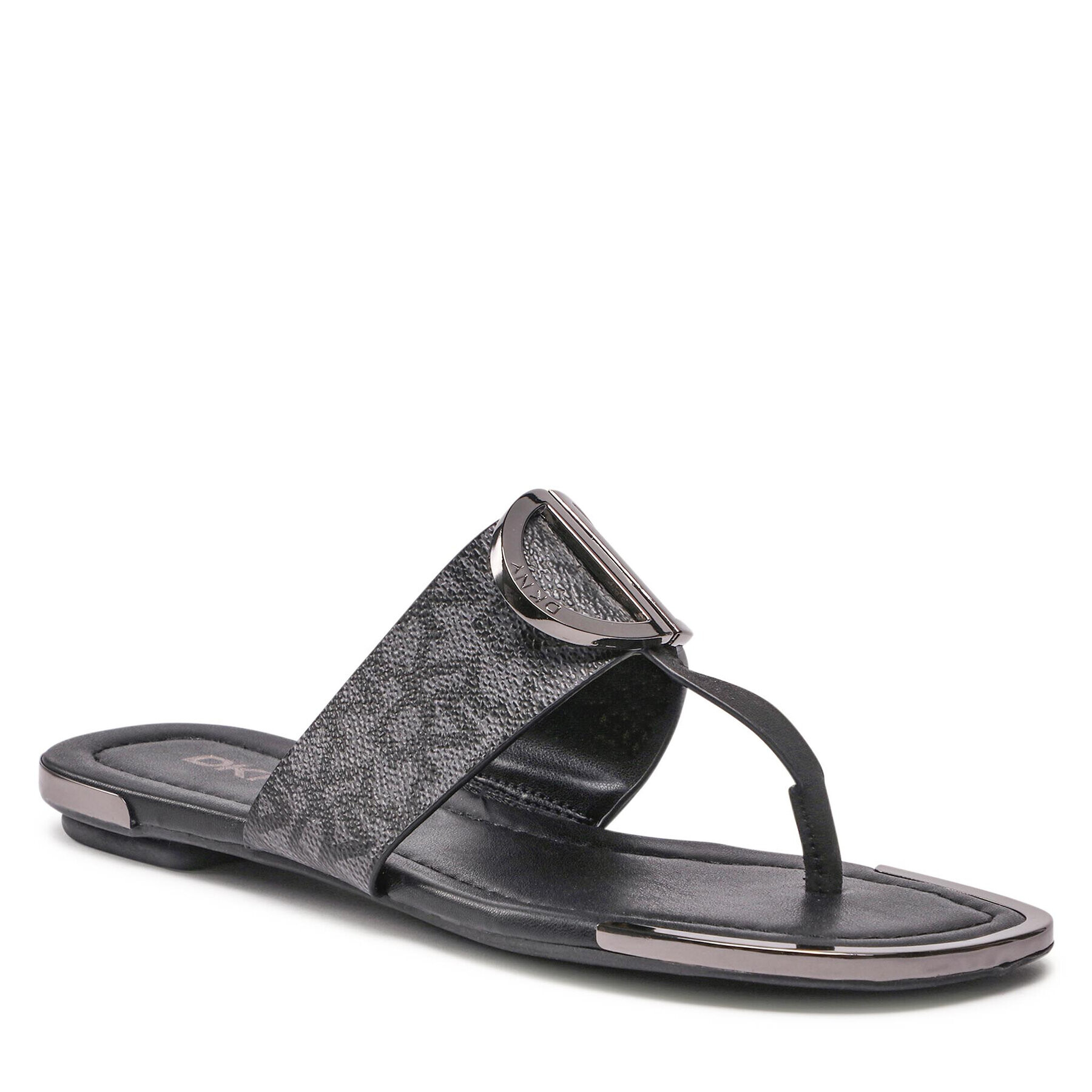 DKNY Джапанки Halcott K1241482 Черен - Pepit.bg