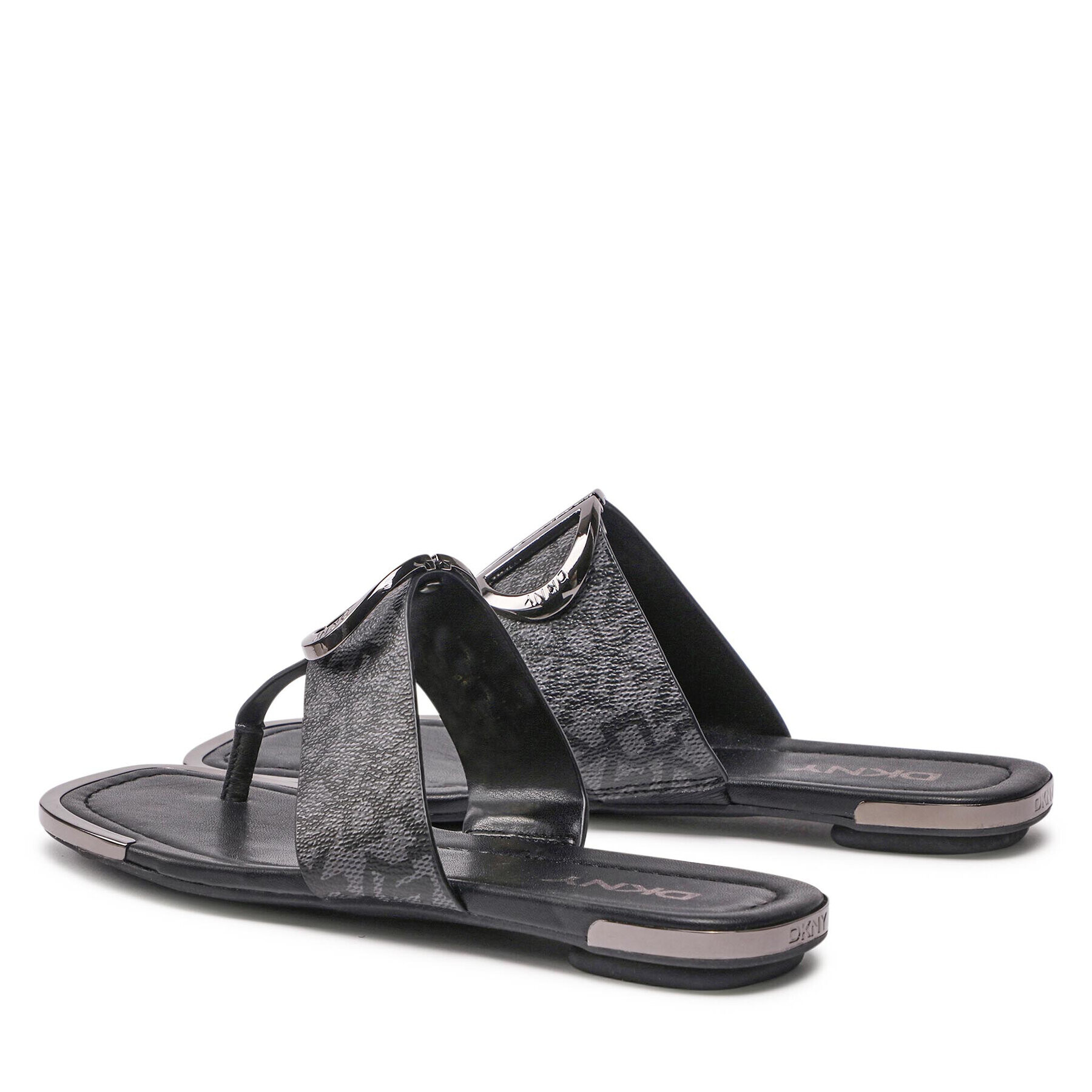 DKNY Джапанки Halcott K1241482 Черен - Pepit.bg