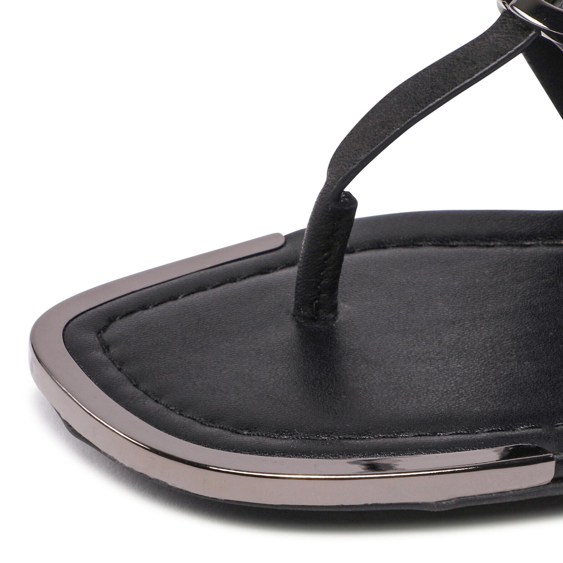 DKNY Джапанки Halcott K1241482 Черен - Pepit.bg