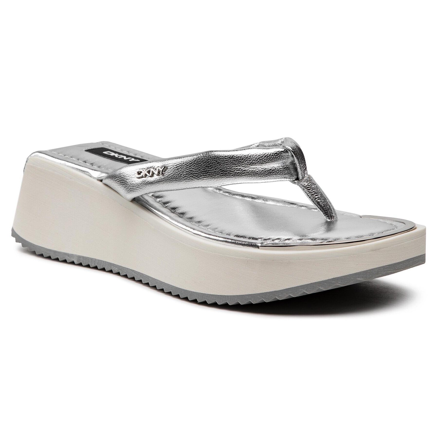DKNY Джапанки Maeryn K1114015 Сребрист - Pepit.bg