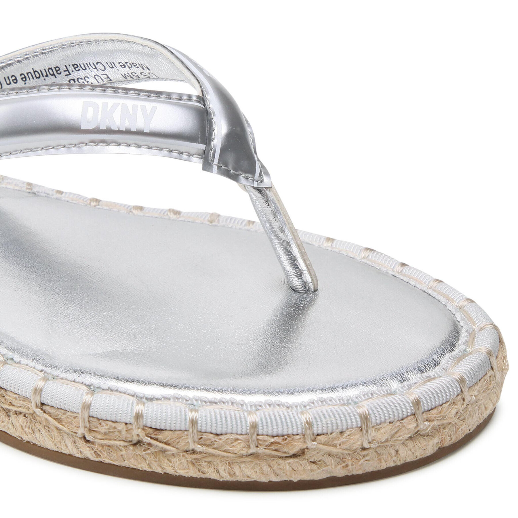 DKNY Еспадрили Tabatha K1206139 Сребрист - Pepit.bg
