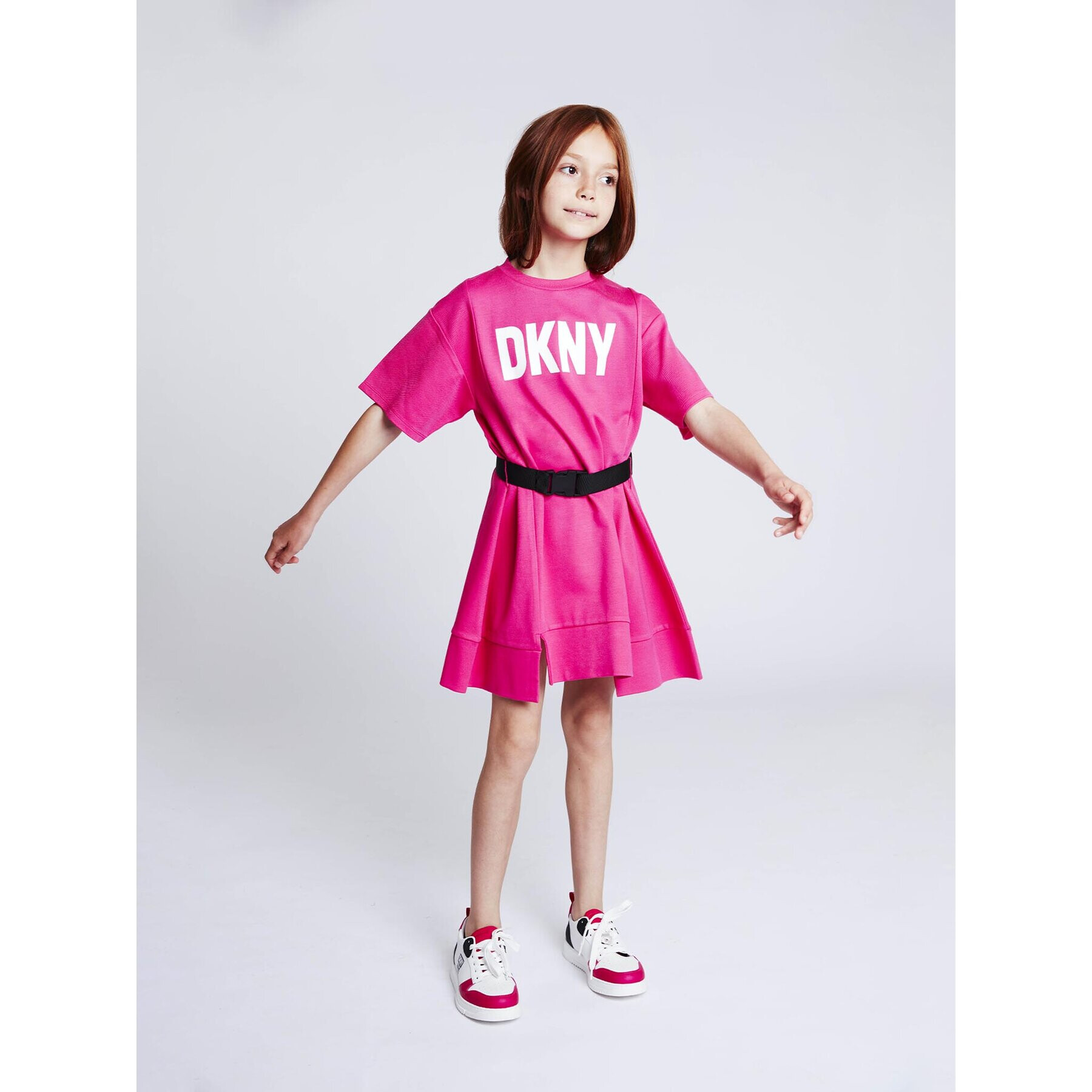 DKNY Ежедневна рокля D32865 S Розов Regular Fit - Pepit.bg