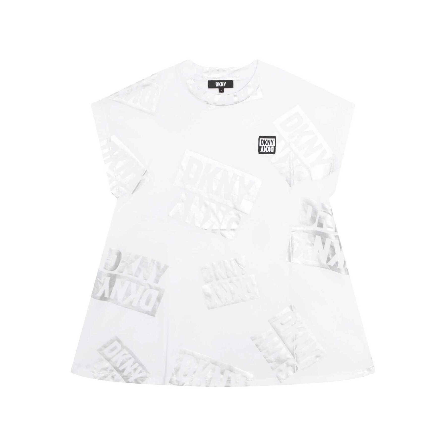 DKNY Ежедневна рокля D32884 D Бял Regular Fit - Pepit.bg