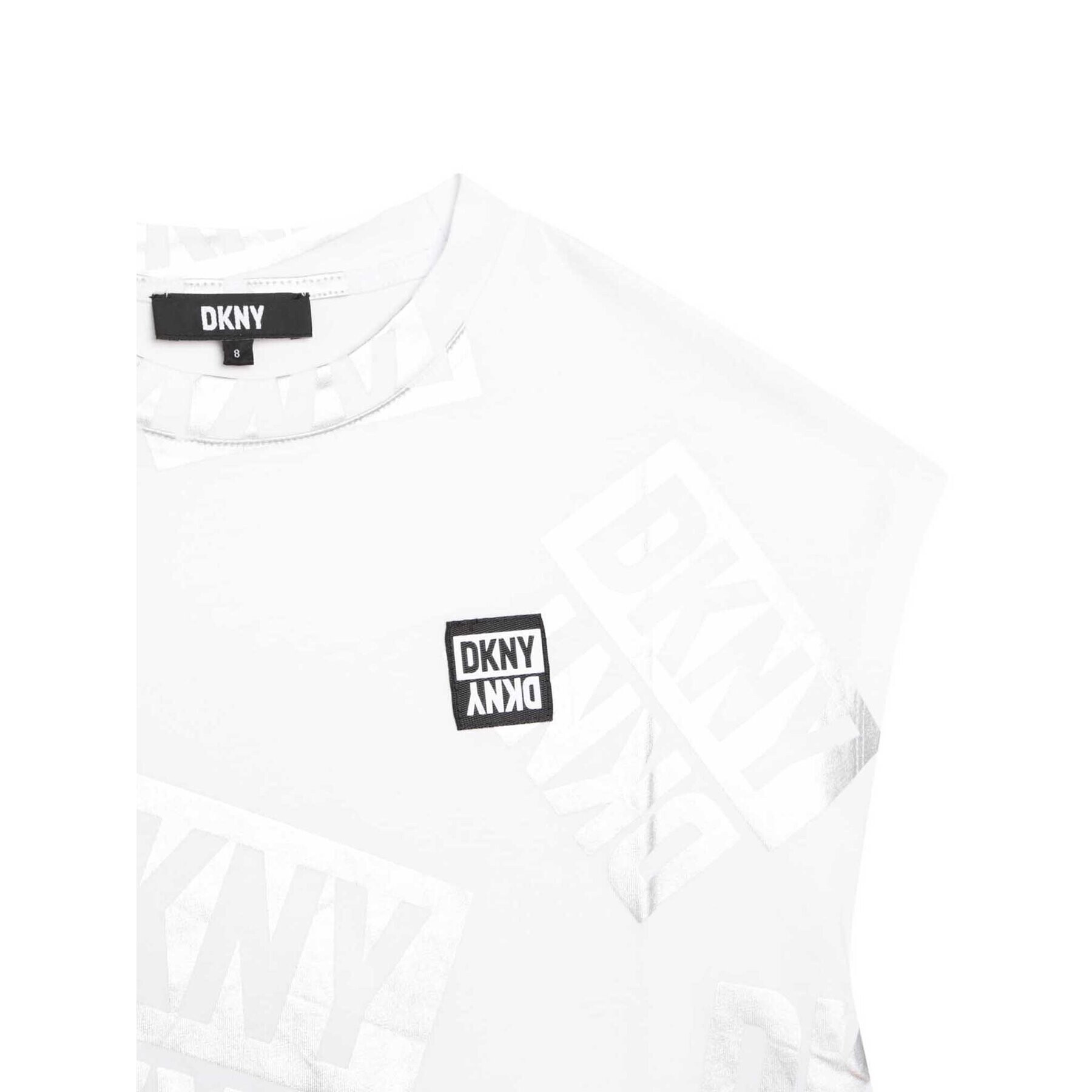 DKNY Ежедневна рокля D32884 S Бял Regular Fit - Pepit.bg