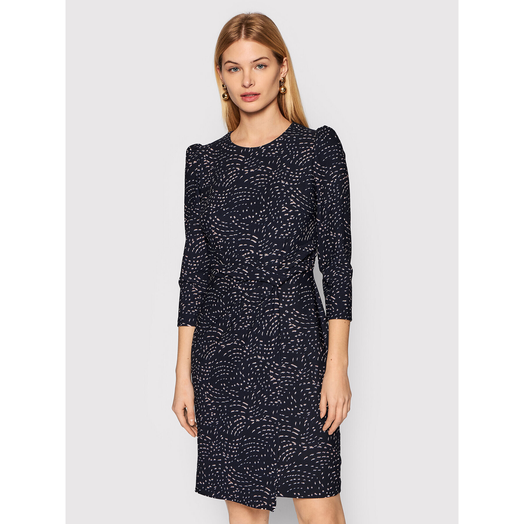 DKNY Ежедневна рокля DD1K1183 Тъмносин Regular Fit - Pepit.bg