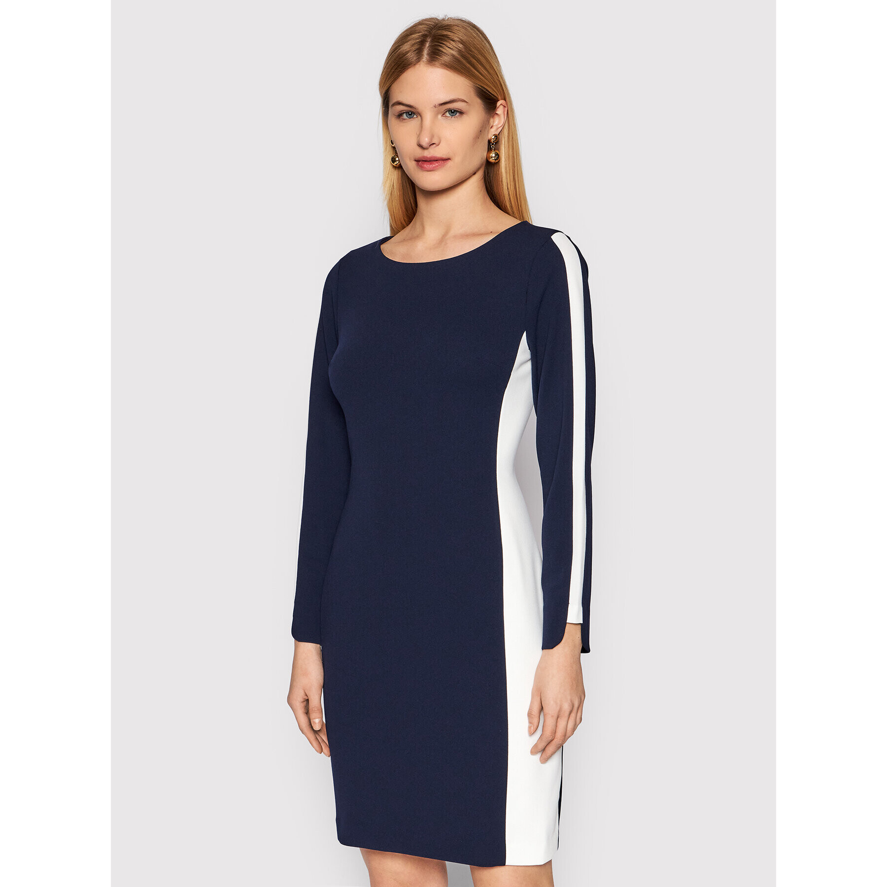 DKNY Ежедневна рокля DD1K2207 Тъмносин Regular Fit - Pepit.bg