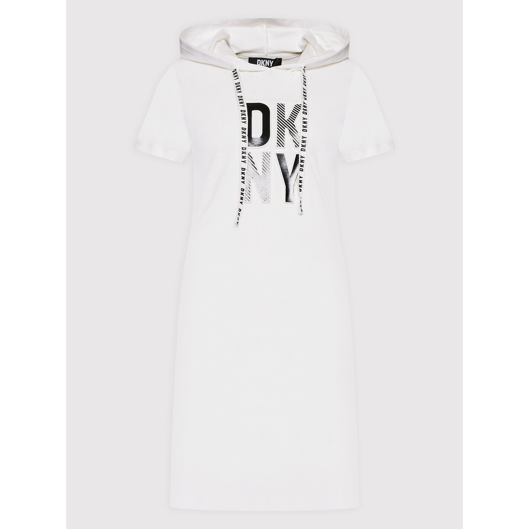 DKNY Ежедневна рокля DD2A3218 Бял Regular Fit - Pepit.bg