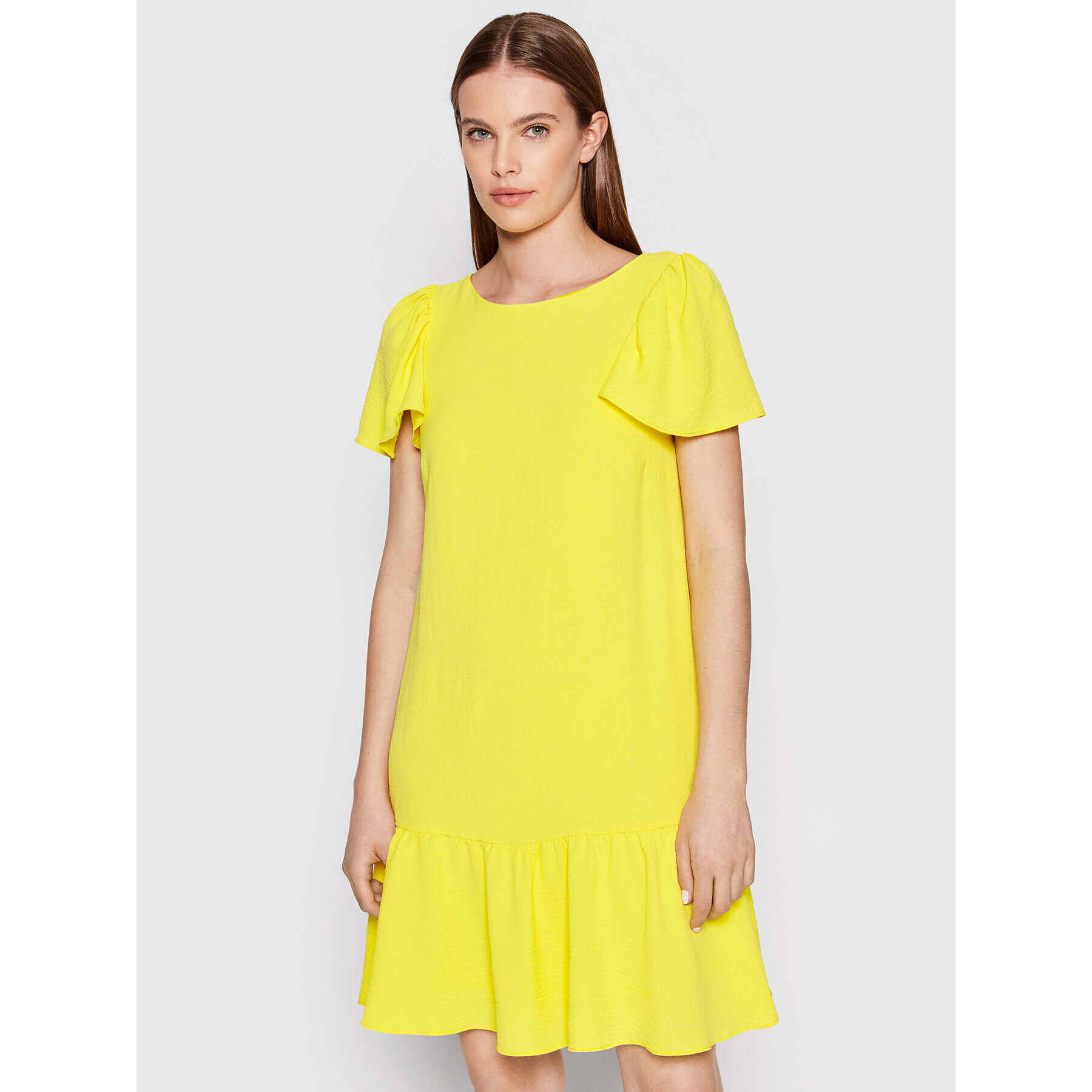 DKNY Ежедневна рокля DD2A759A Жълт Relaxed Fit - Pepit.bg