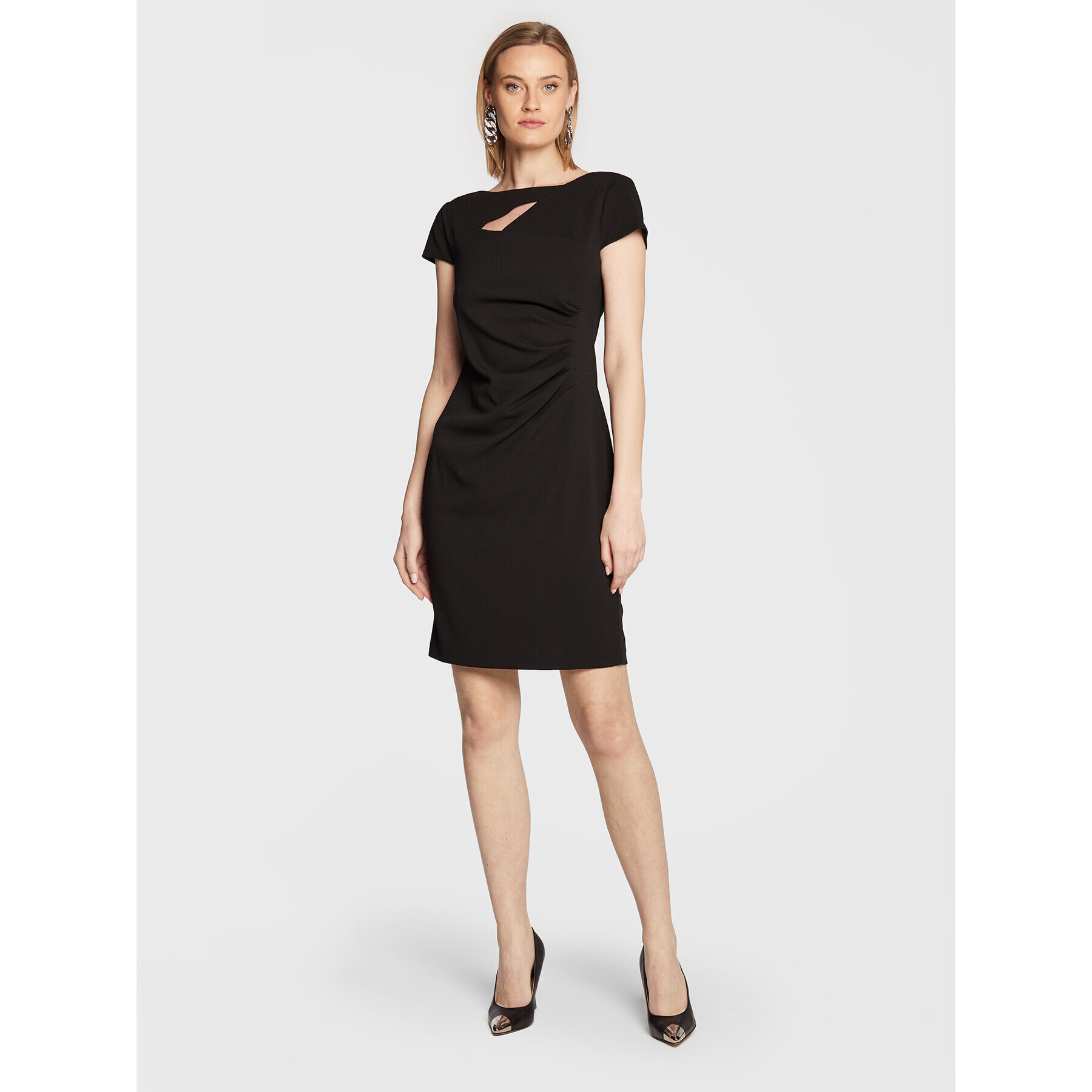 DKNY Ежедневна рокля DD2H1240 Черен Regular Fit - Pepit.bg