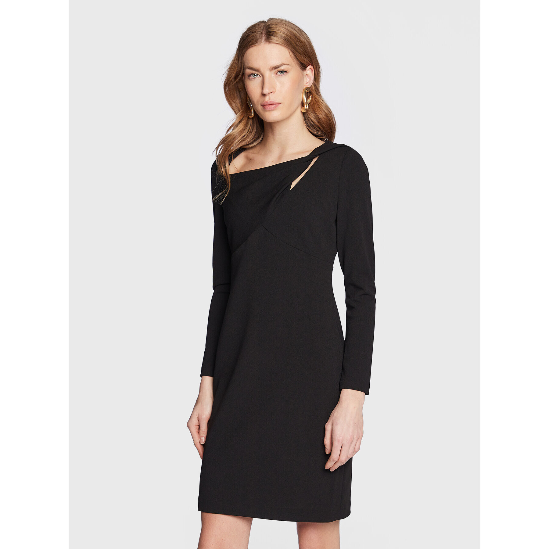 DKNY Ежедневна рокля DD2J141A Черен Regular Fit - Pepit.bg