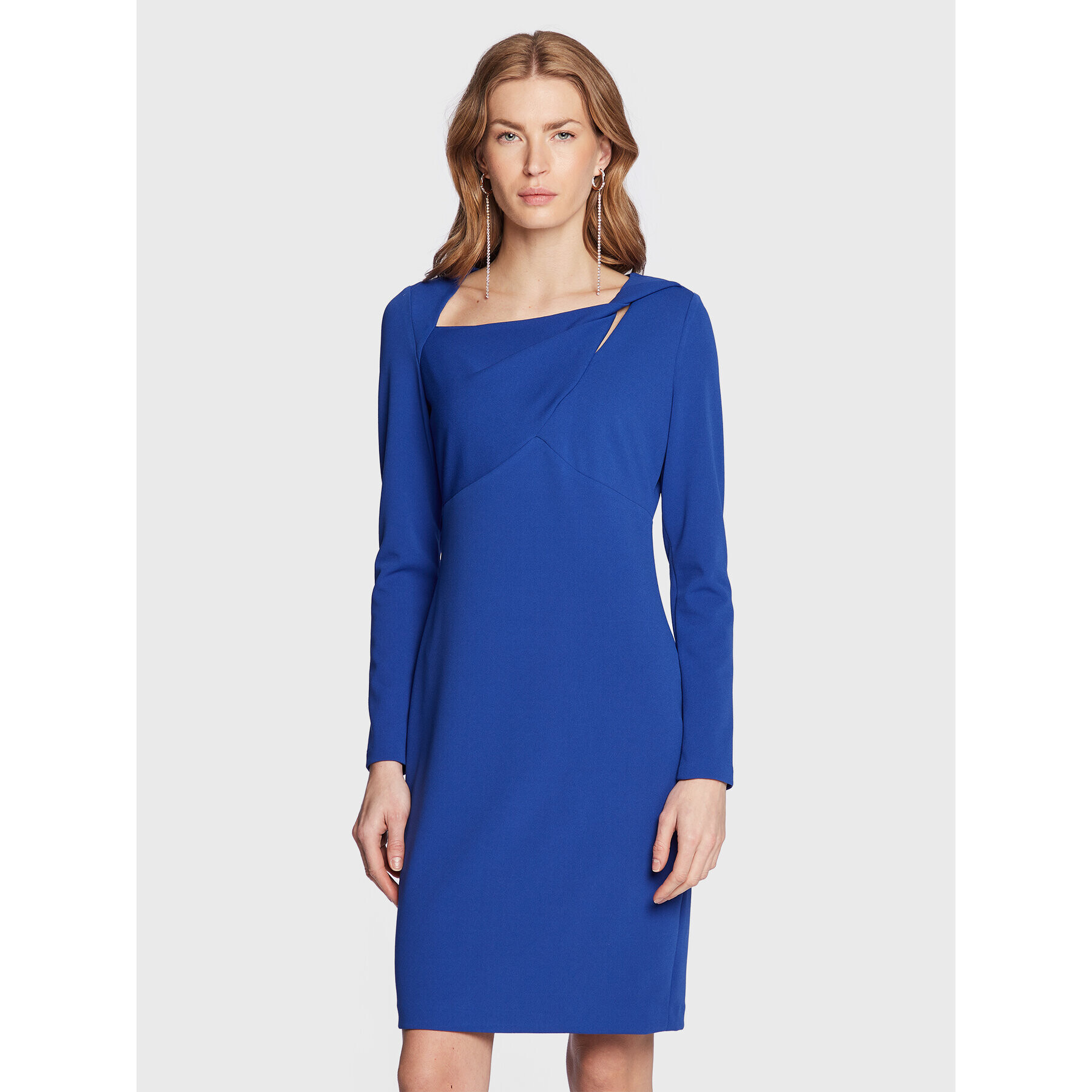 DKNY Ежедневна рокля DD2J141A Син Regular Fit - Pepit.bg