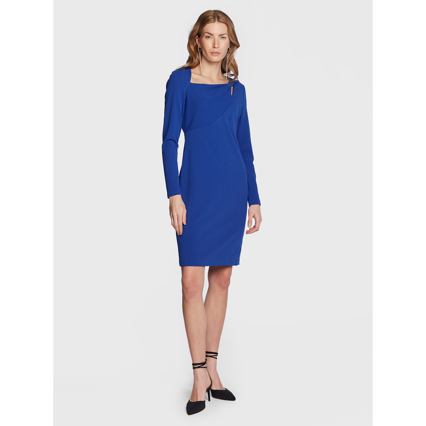 DKNY Ежедневна рокля DD2J141A Син Regular Fit - Pepit.bg