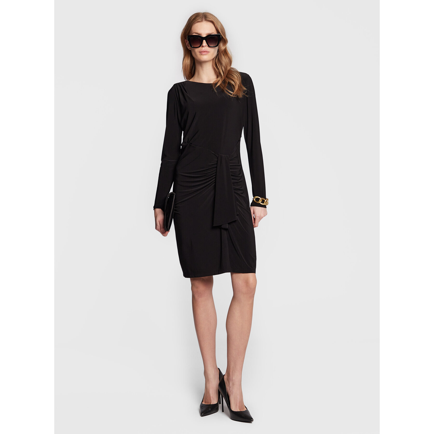 DKNY Ежедневна рокля DD2JL466 Черен Regular Fit - Pepit.bg