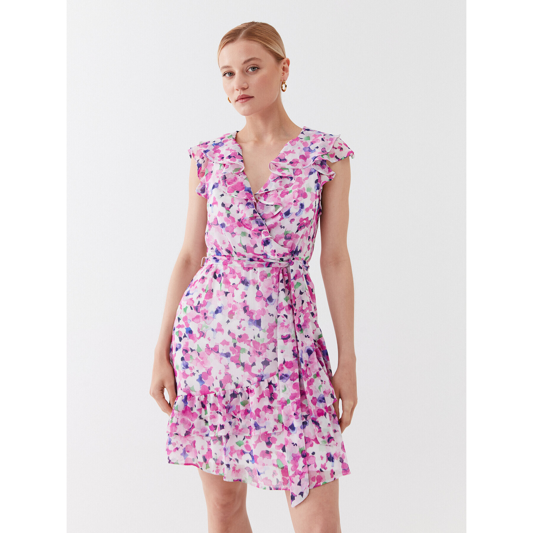 DKNY Ежедневна рокля DD3AI622 Розов Regular Fit - Pepit.bg