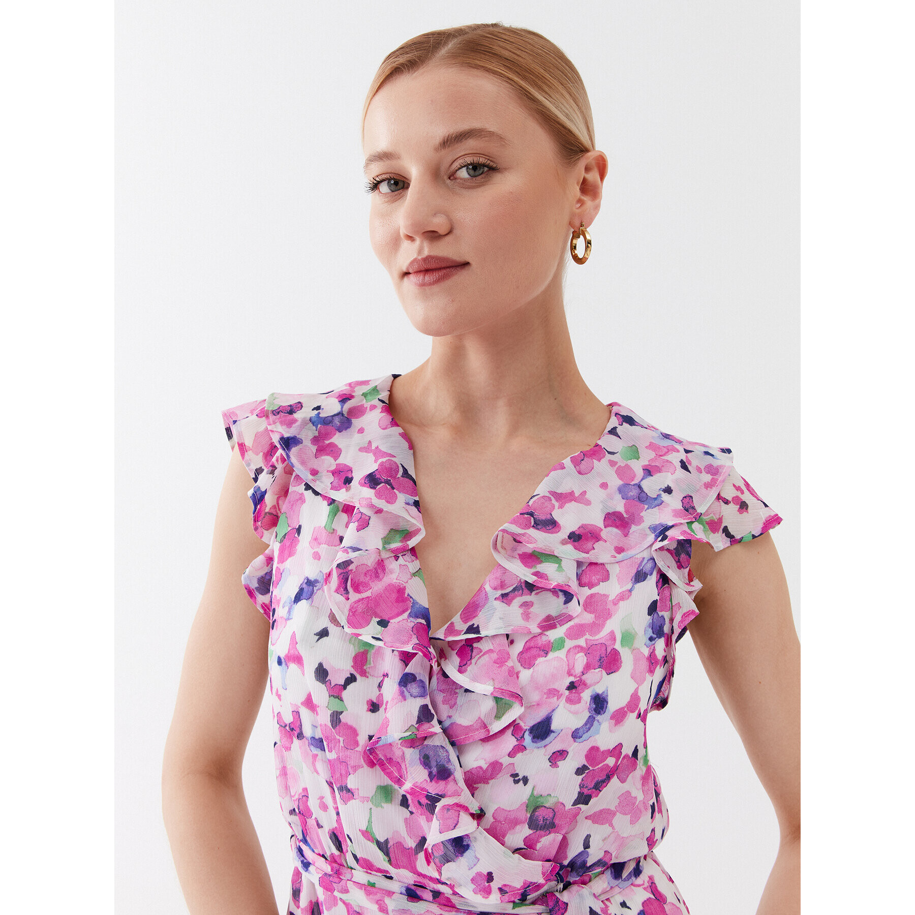 DKNY Ежедневна рокля DD3AI622 Розов Regular Fit - Pepit.bg
