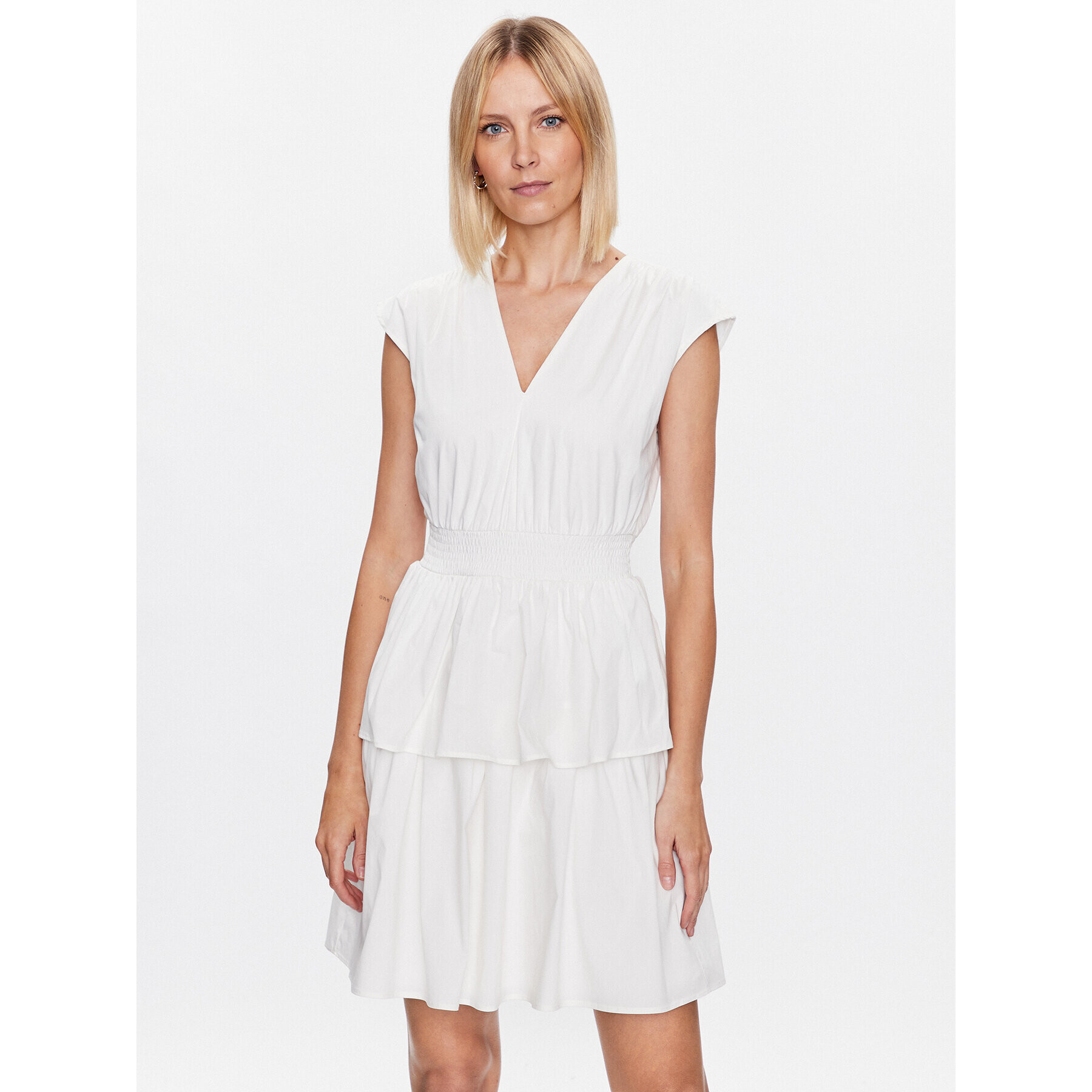 DKNY Ежедневна рокля DD3B0501 Бял Regular Fit - Pepit.bg
