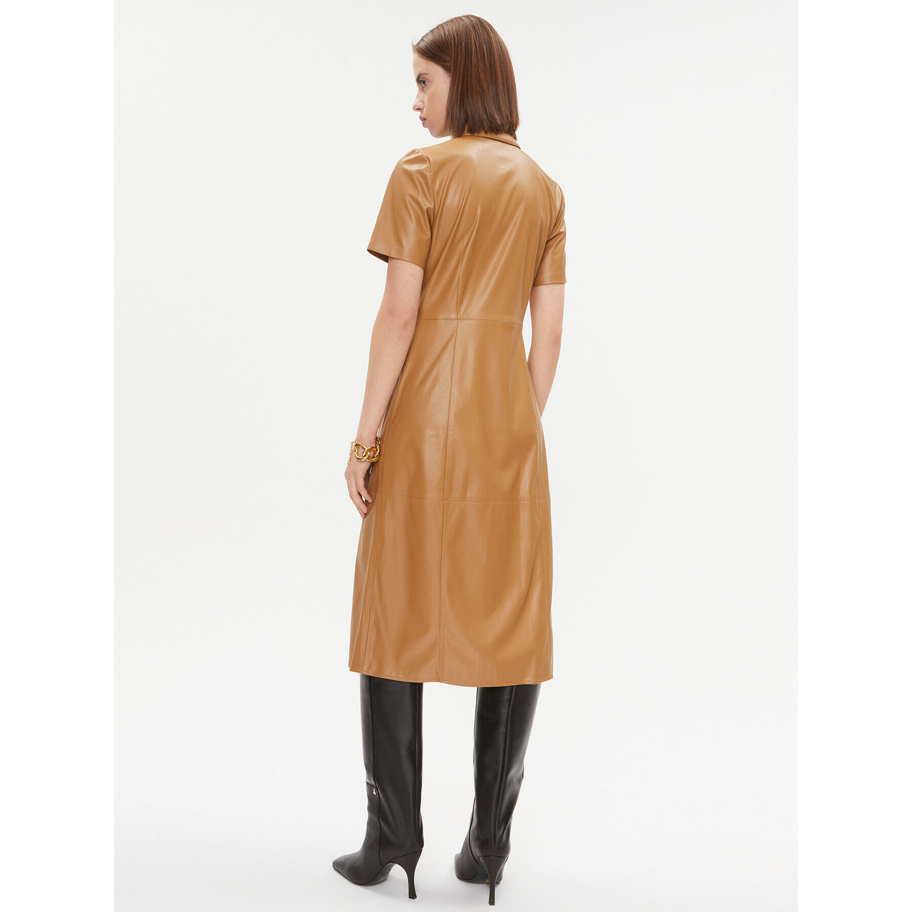 DKNY Ежедневна рокля DD3D4101 Кафяв Regular Fit - Pepit.bg