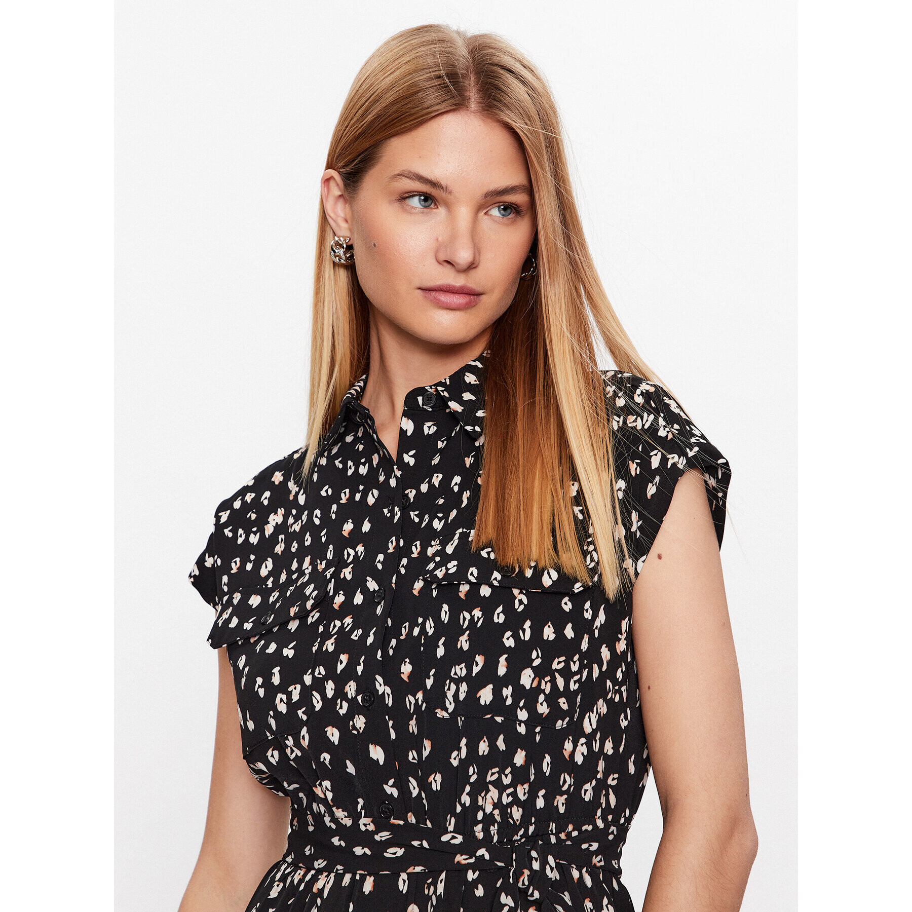 DKNY Ежедневна рокля DD3E2039 Черен Regular Fit - Pepit.bg