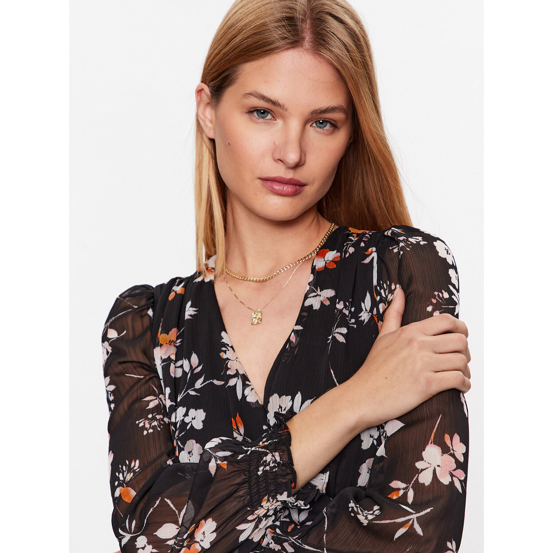 DKNY Ежедневна рокля DD3FI583 Черен Regular Fit - Pepit.bg